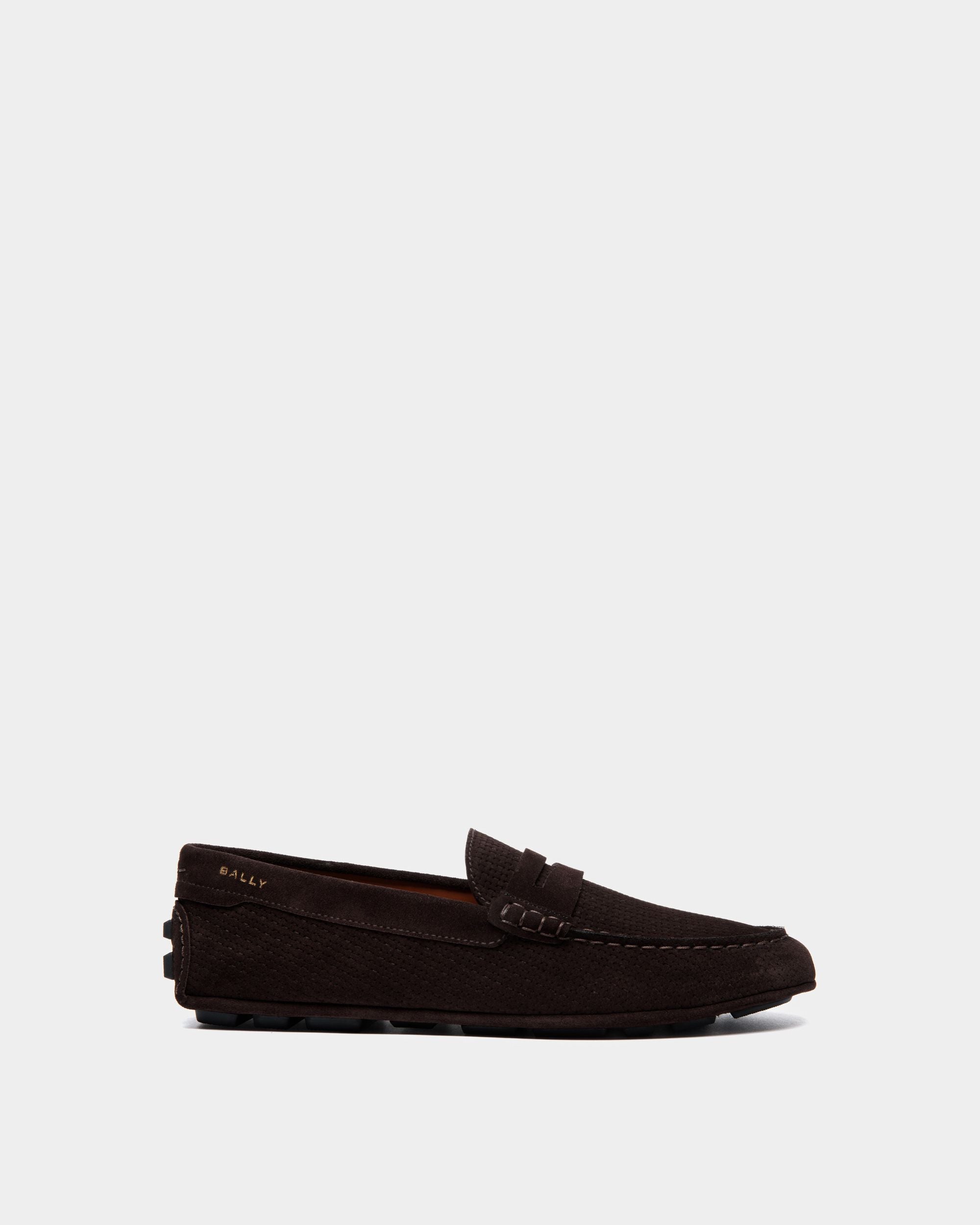 Kerbs Driver-Schuh Aus Geprägtem Veloursleder - Herren - Bally - 01