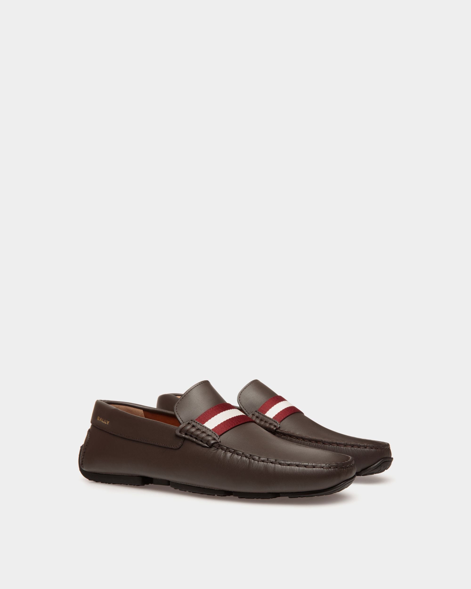 Pilot Driver In Ebano Leather - Men's - Bally - 02
