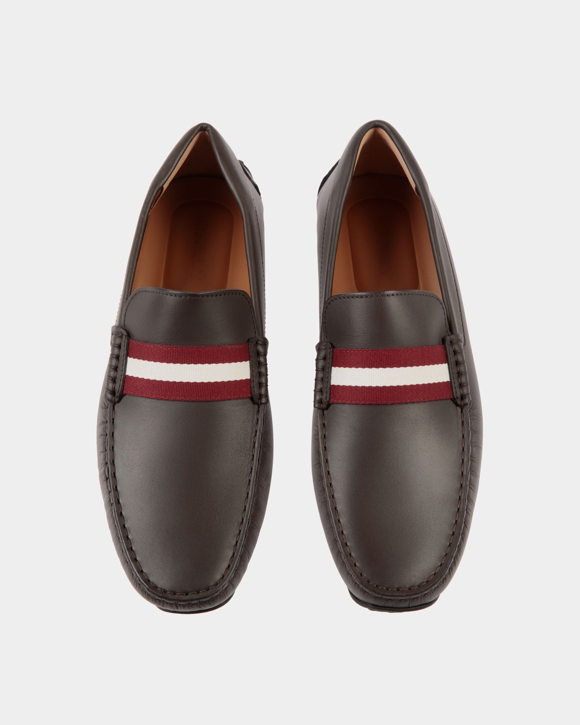 Pilot Driver In Ebano Leather - Men's - Bally - 04