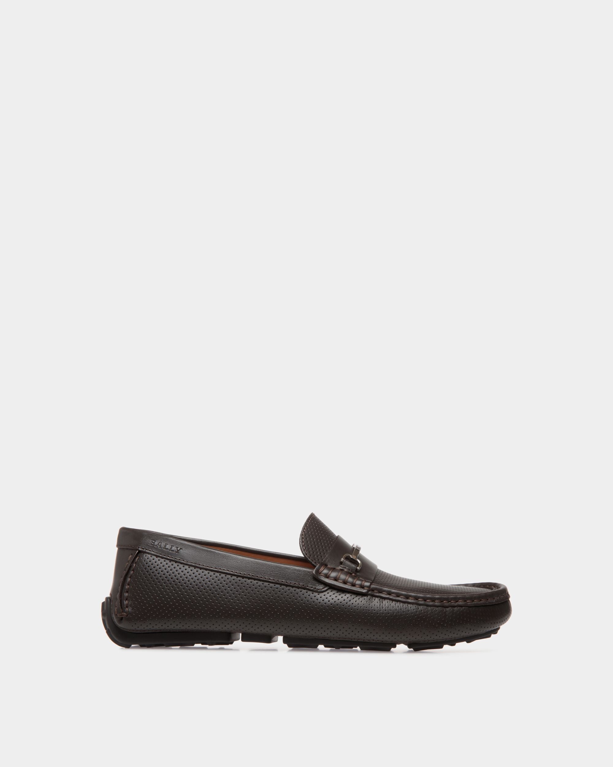 Drivers In Brown Leather - Herren - Bally - 01