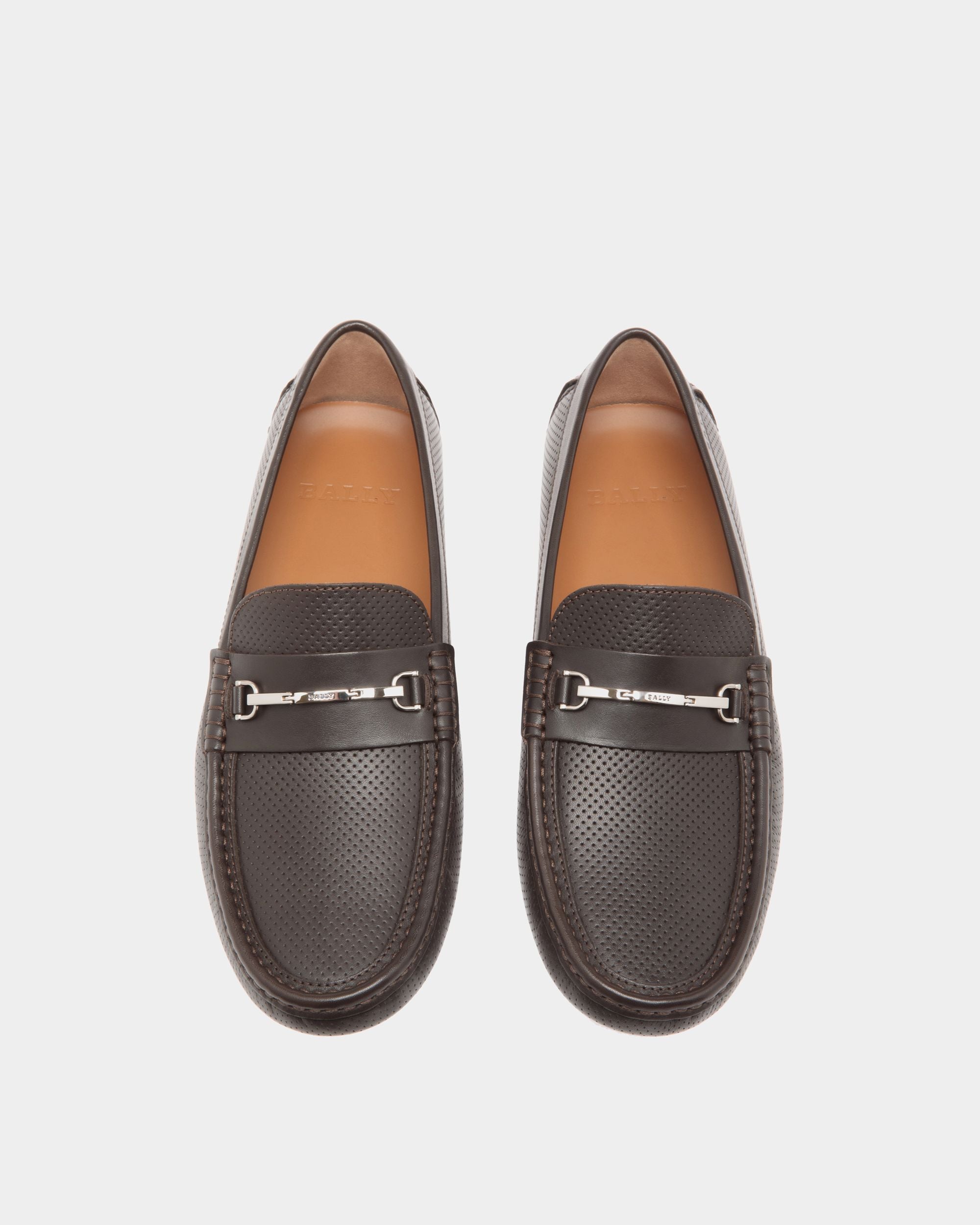 Drivers In Brown Leather - Herren - Bally - 04