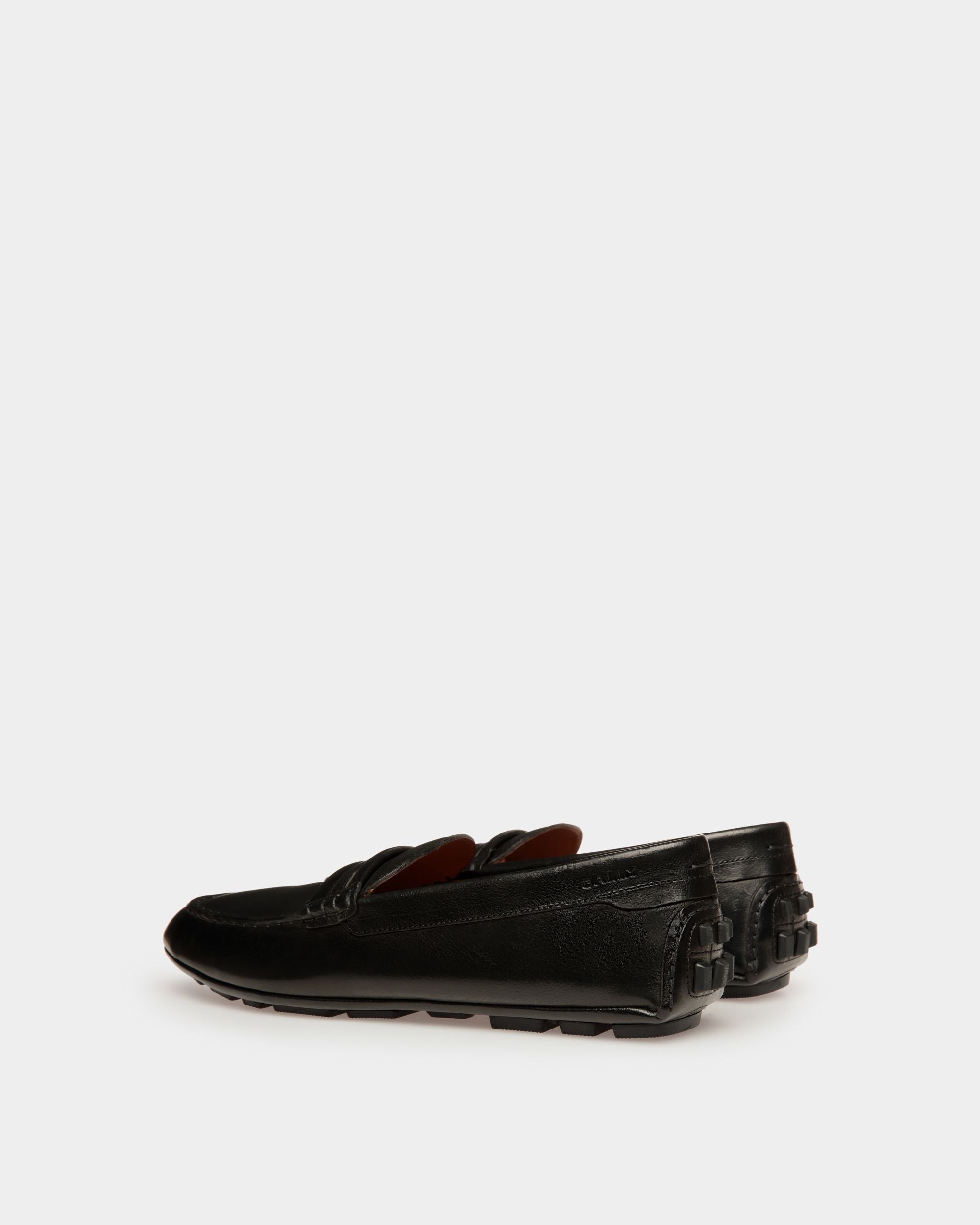 Kerbs Driver-Schuh Aus Leder In Schwarz - Herren - Bally - 04