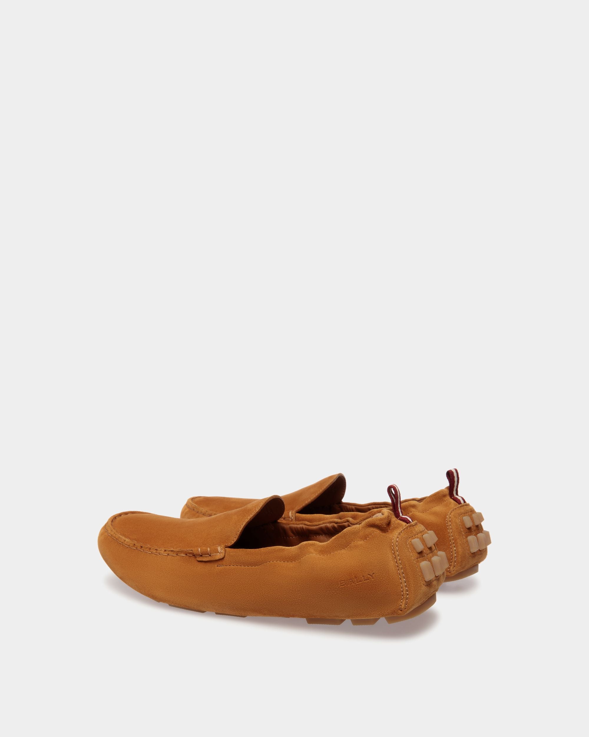Chaussure Driver Kerbs En Daim Marron - Homme - Bally - 04