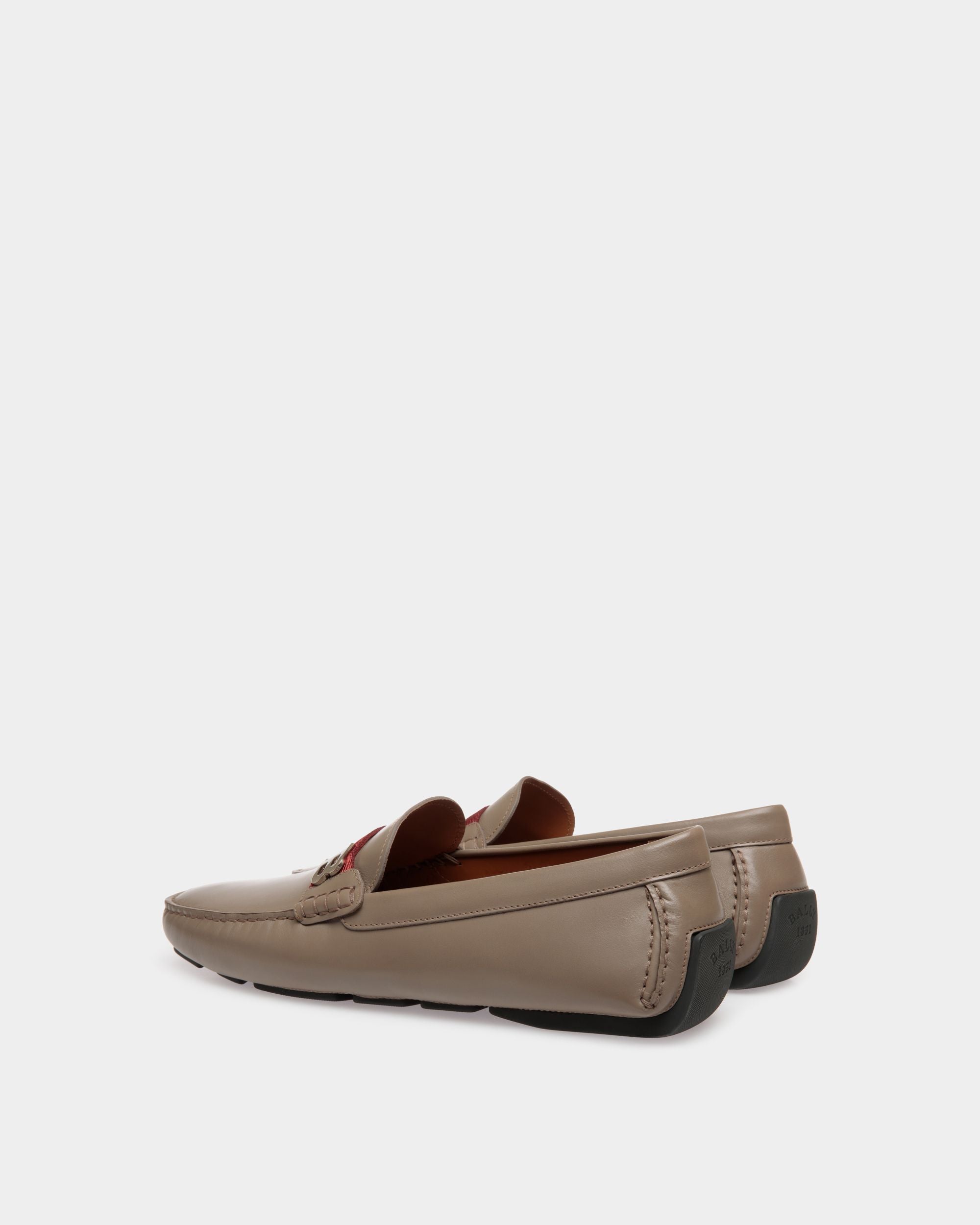 Drivers In Beige Leather - Herren - Bally - 03