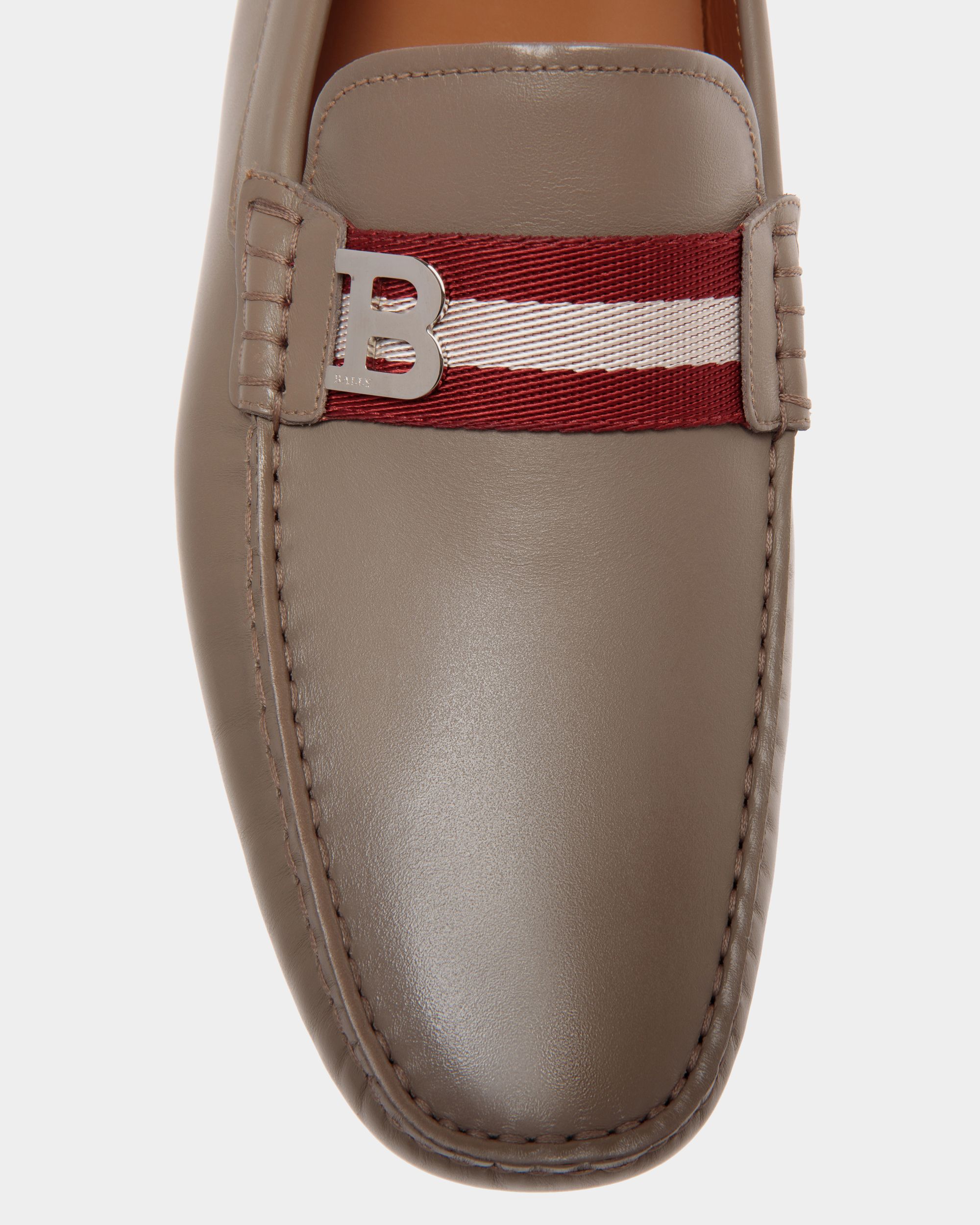 Drivers In Beige Leather - Herren - Bally - 05