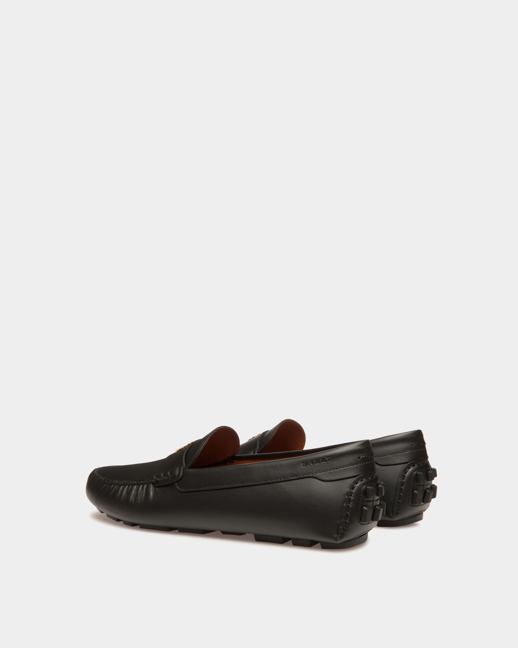 Chaussure Driver Kerbs En Cuir Noir - Homme - Bally - 03