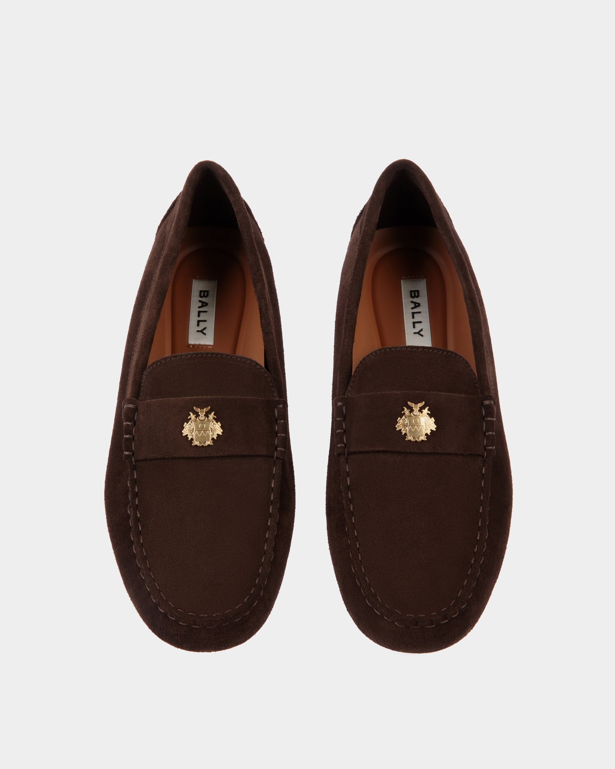 Kerbs Driver-Schuh Aus Veloursleder In Ebenholzschwarz - Herren - Bally - 05