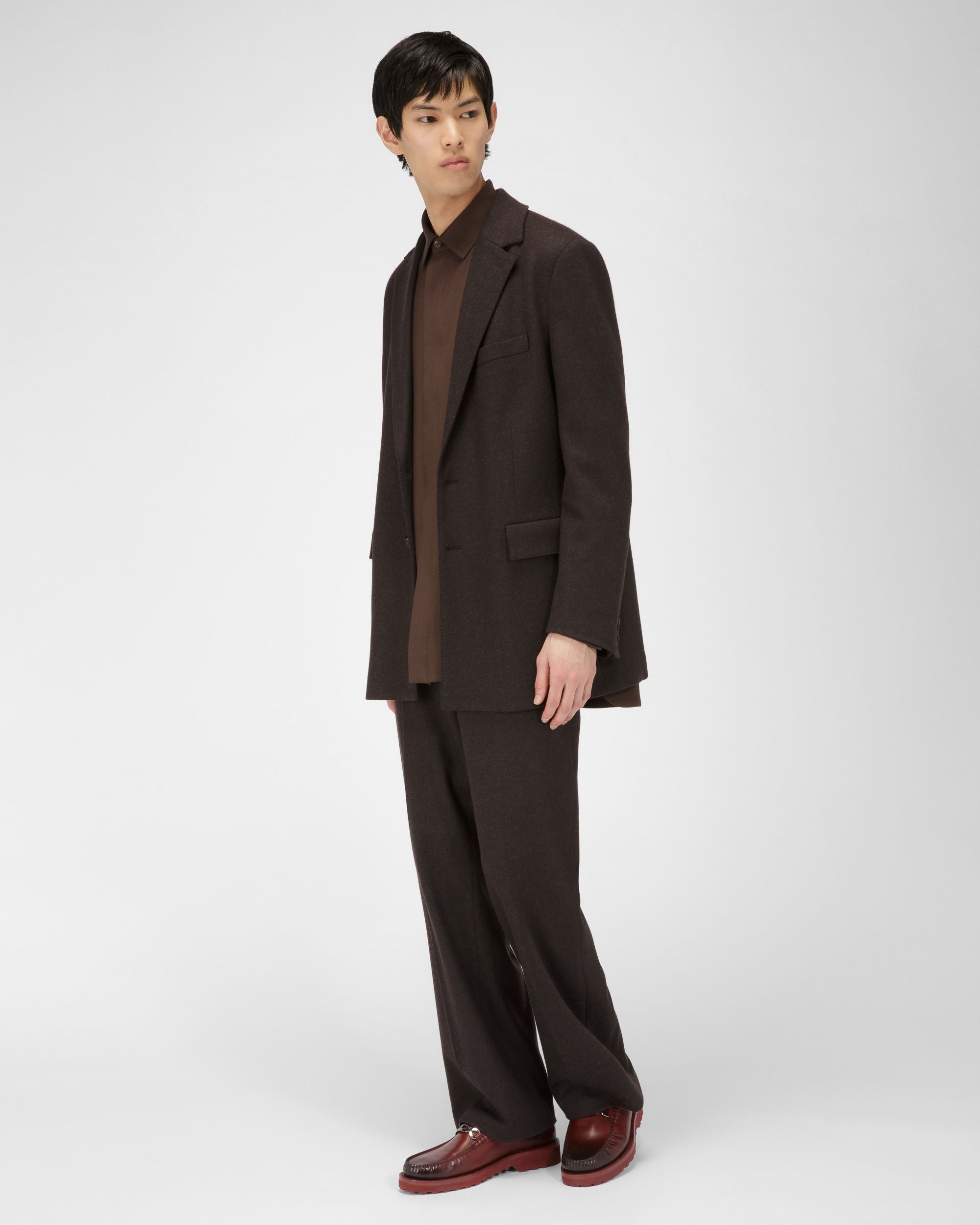 Novian Mocassins En Cuir Rouge Héritage - Homme - Bally - 03