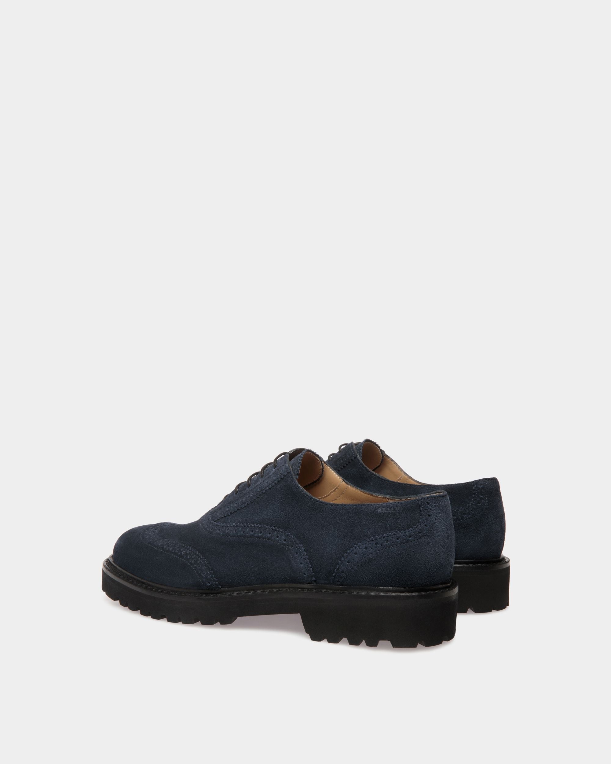 Lace-Ups In Blue Leather - Herren - Bally - 03