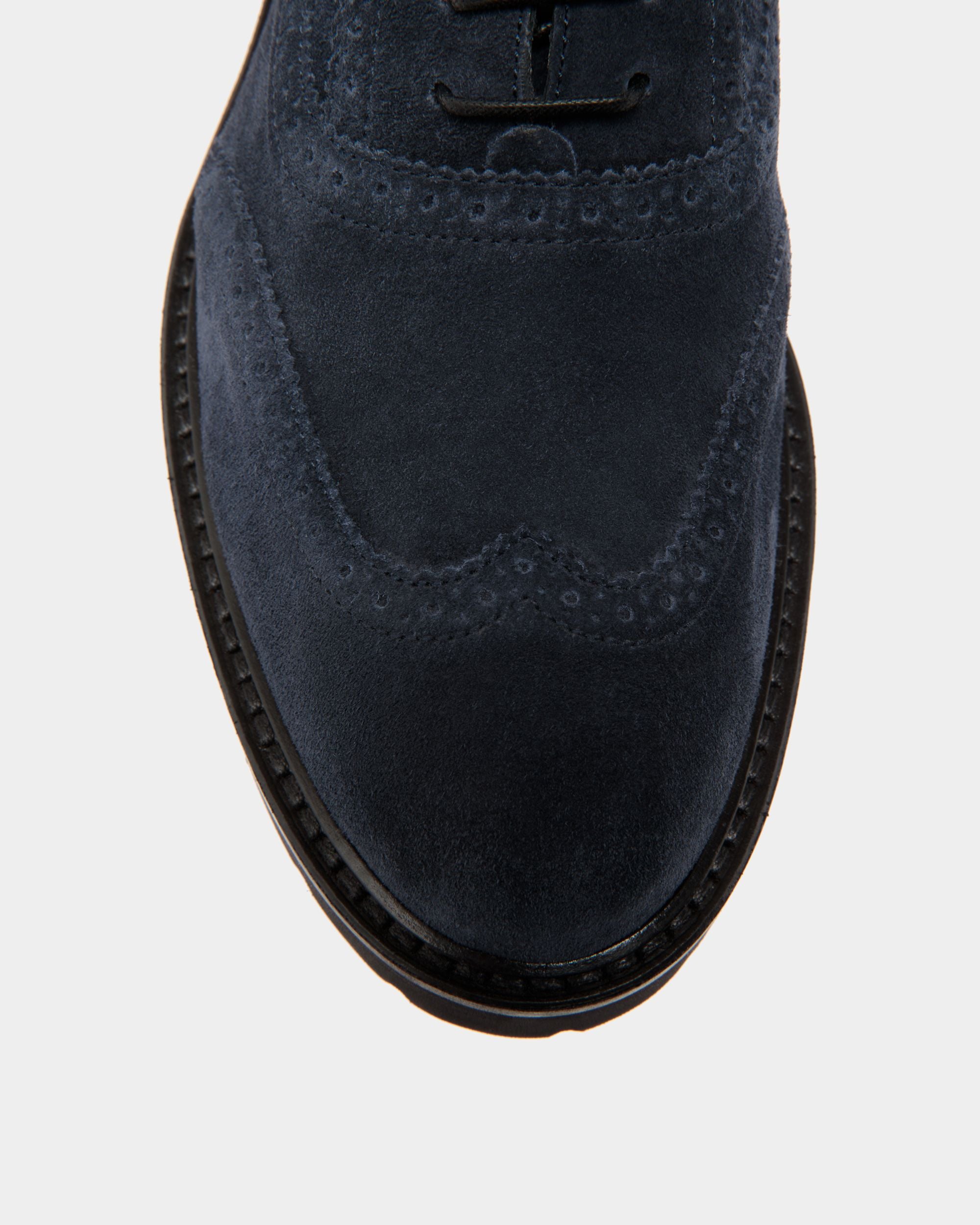 Lace-Ups In Blue Leather - Herren - Bally - 05