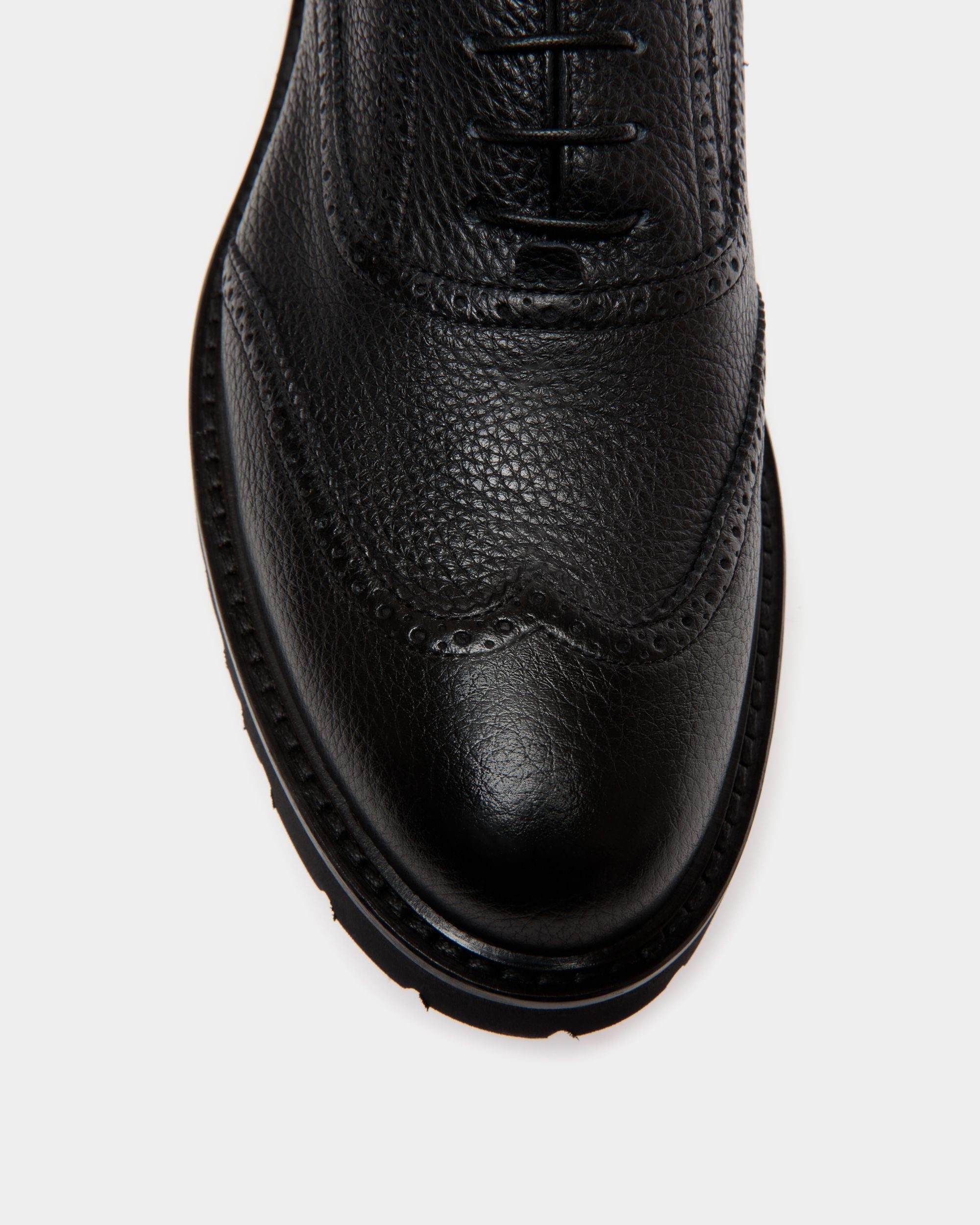 Lace-Ups In Black Leather - Herren - Bally - 05