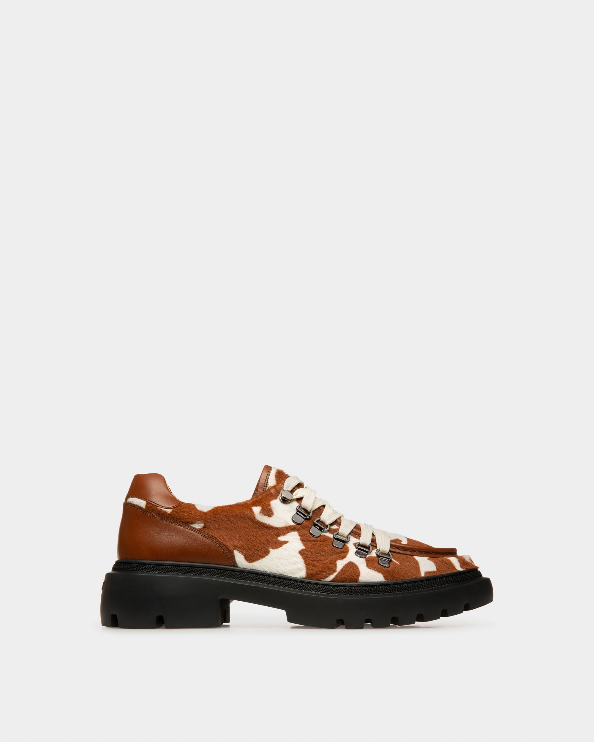 Varshal Derbyschuhe Aus Weissem Und Braunem Leder - Herren - Bally - 01
