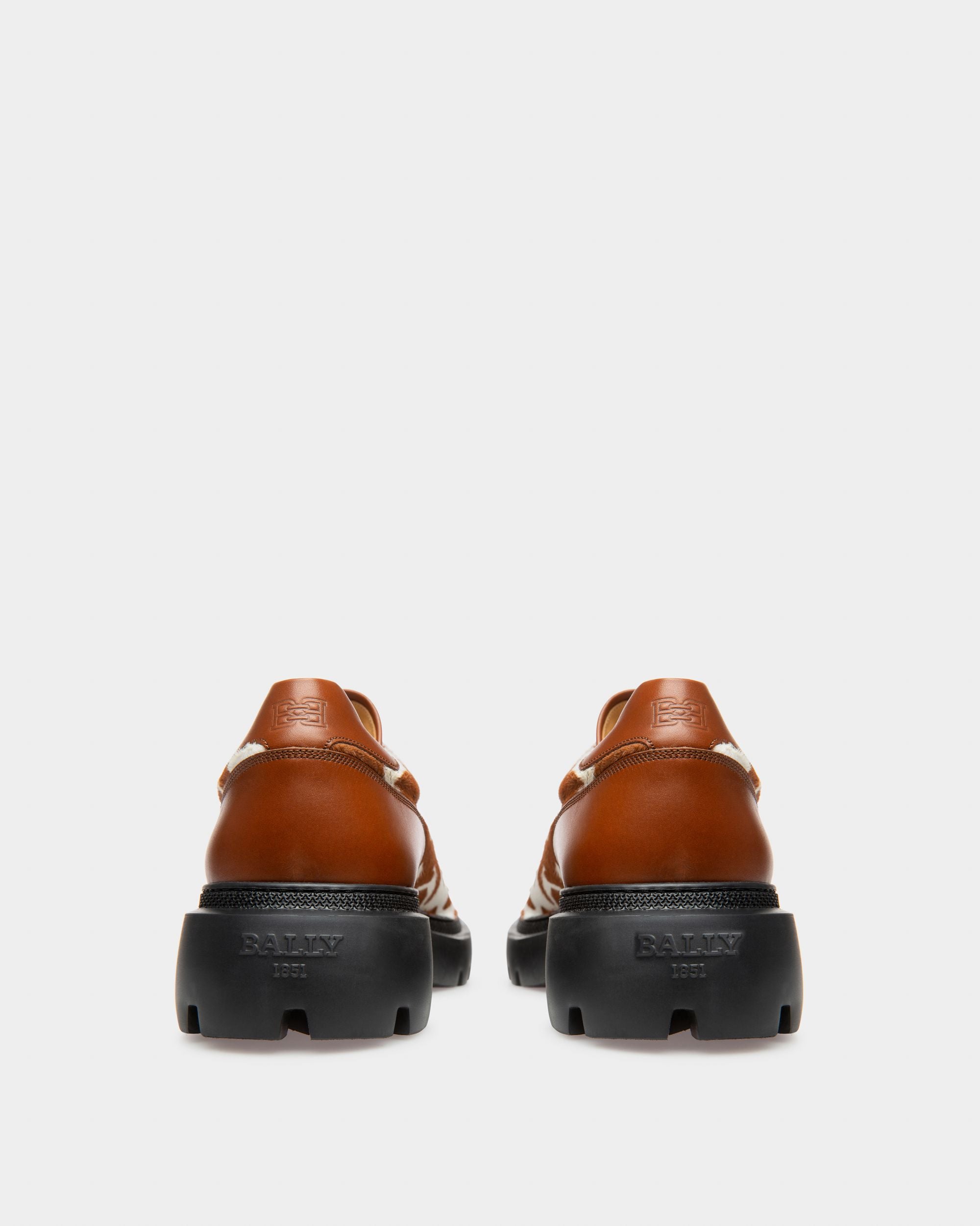 Varshal Derbyschuhe Aus Weissem Und Braunem Leder - Herren - Bally - 04