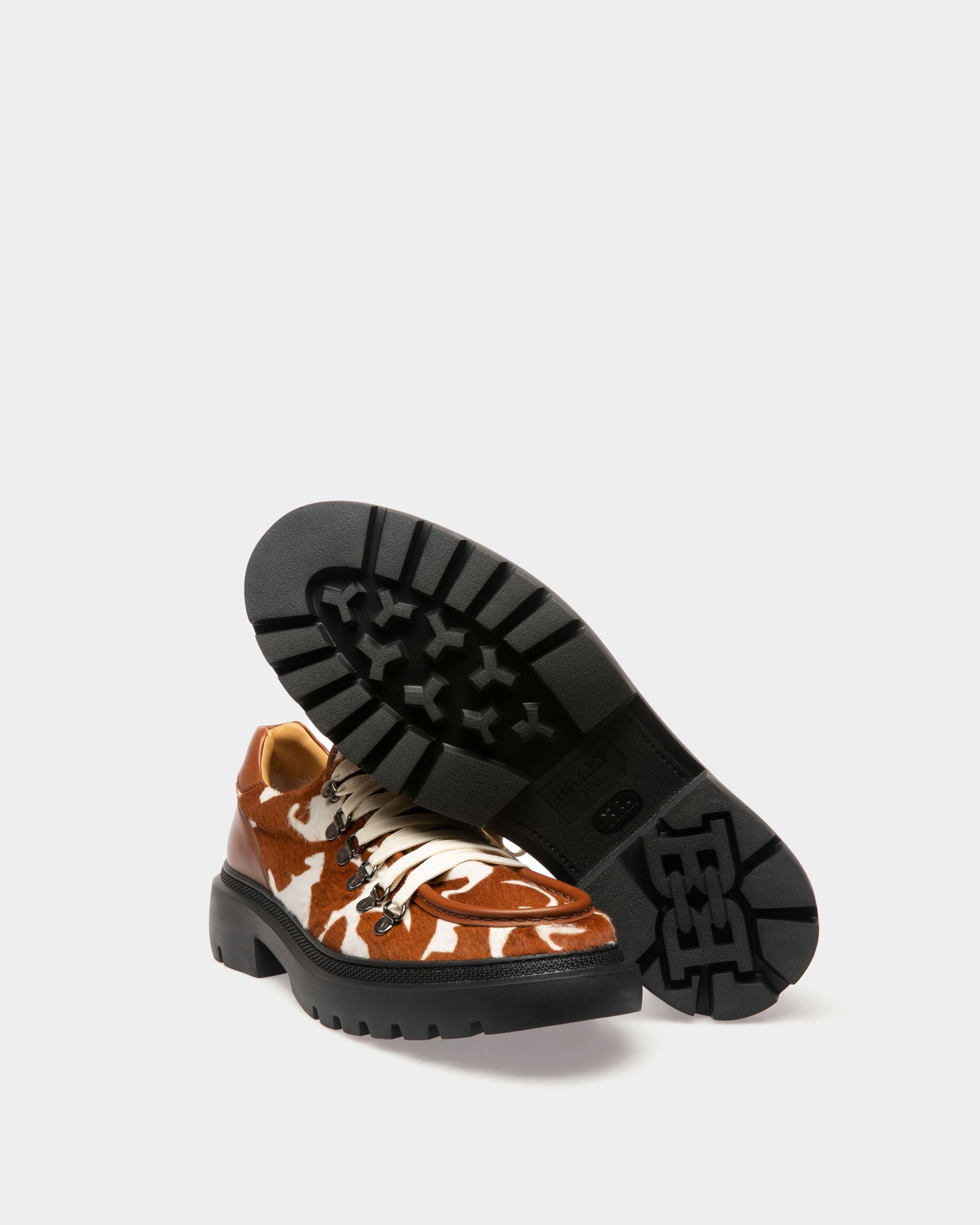 Varshal Derbyschuhe Aus Weissem Und Braunem Leder - Herren - Bally - 05