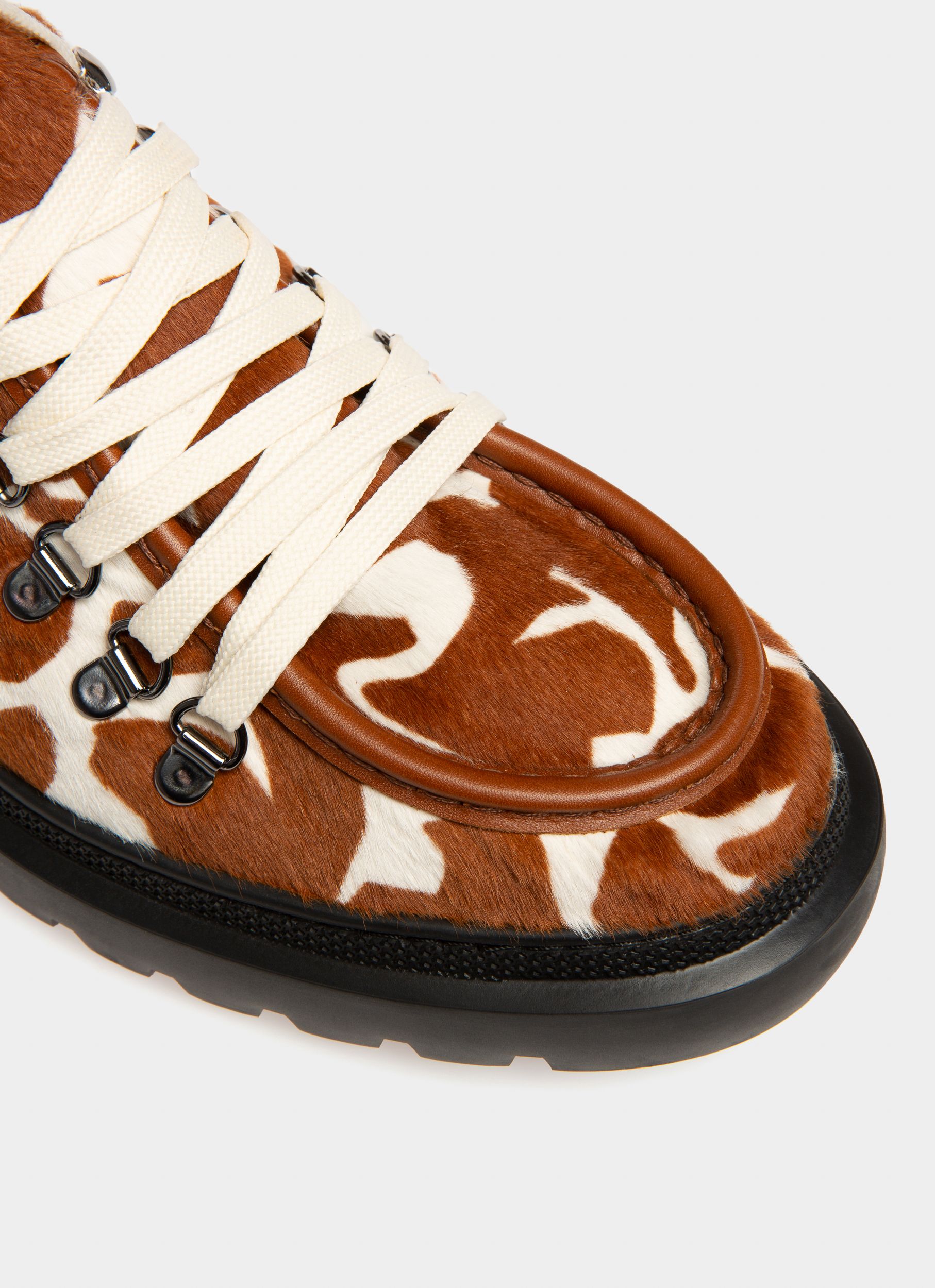 Varshal Derbyschuhe Aus Weissem Und Braunem Leder - Herren - Bally - 06