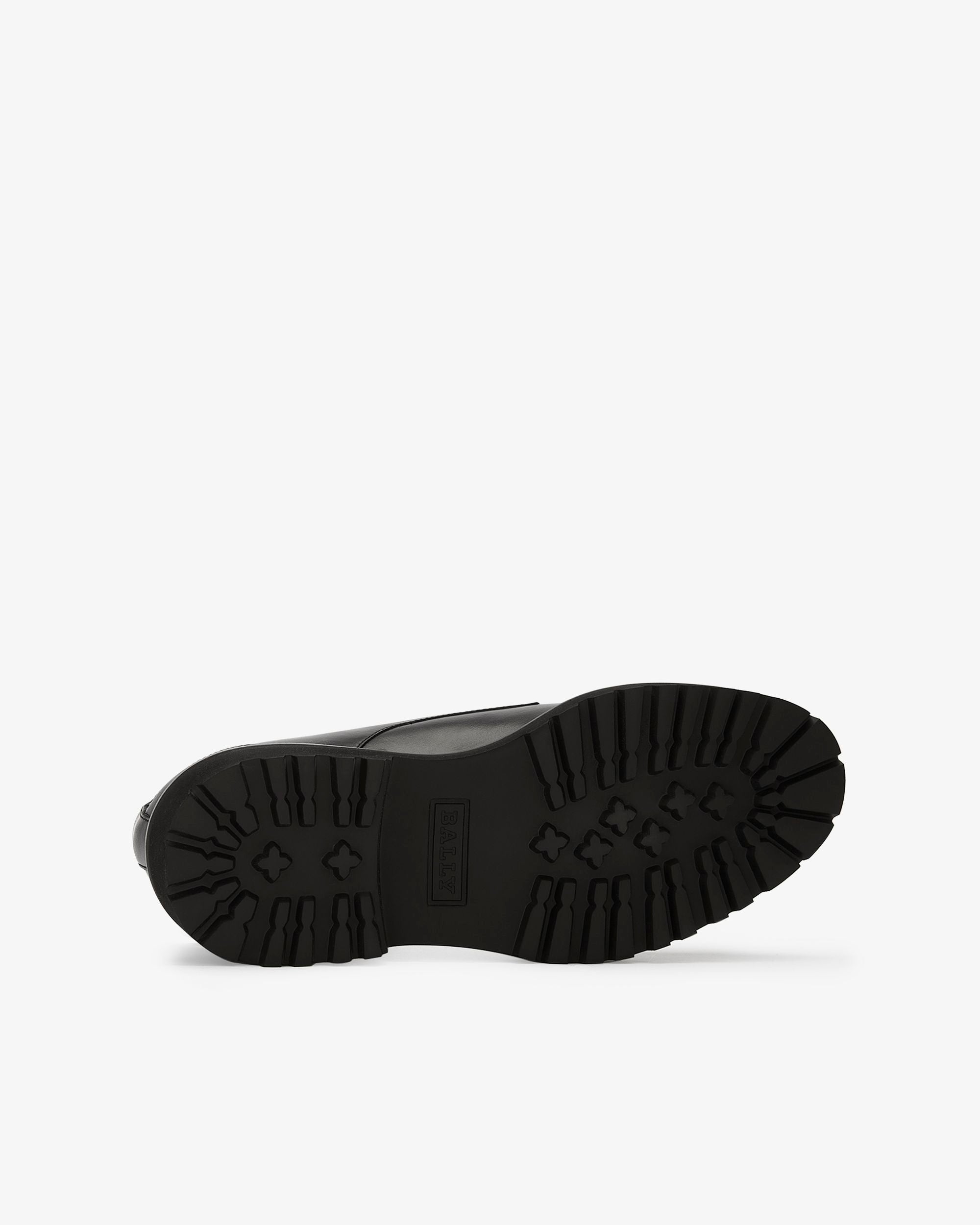 Derby En Cuir Noir - Homme - Bally - 04