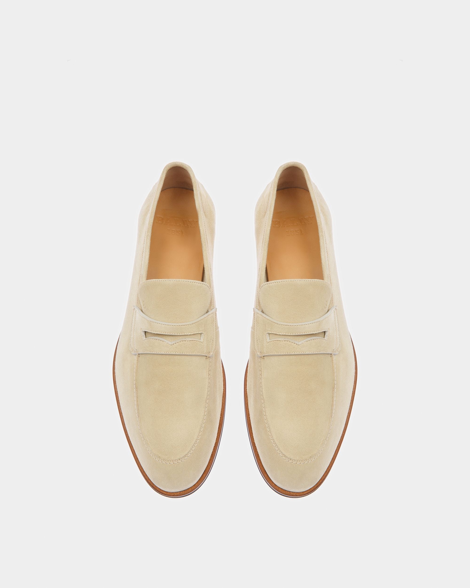 Webb Mocassins En Cuir Couleur Fossile - Homme - Bally - 02