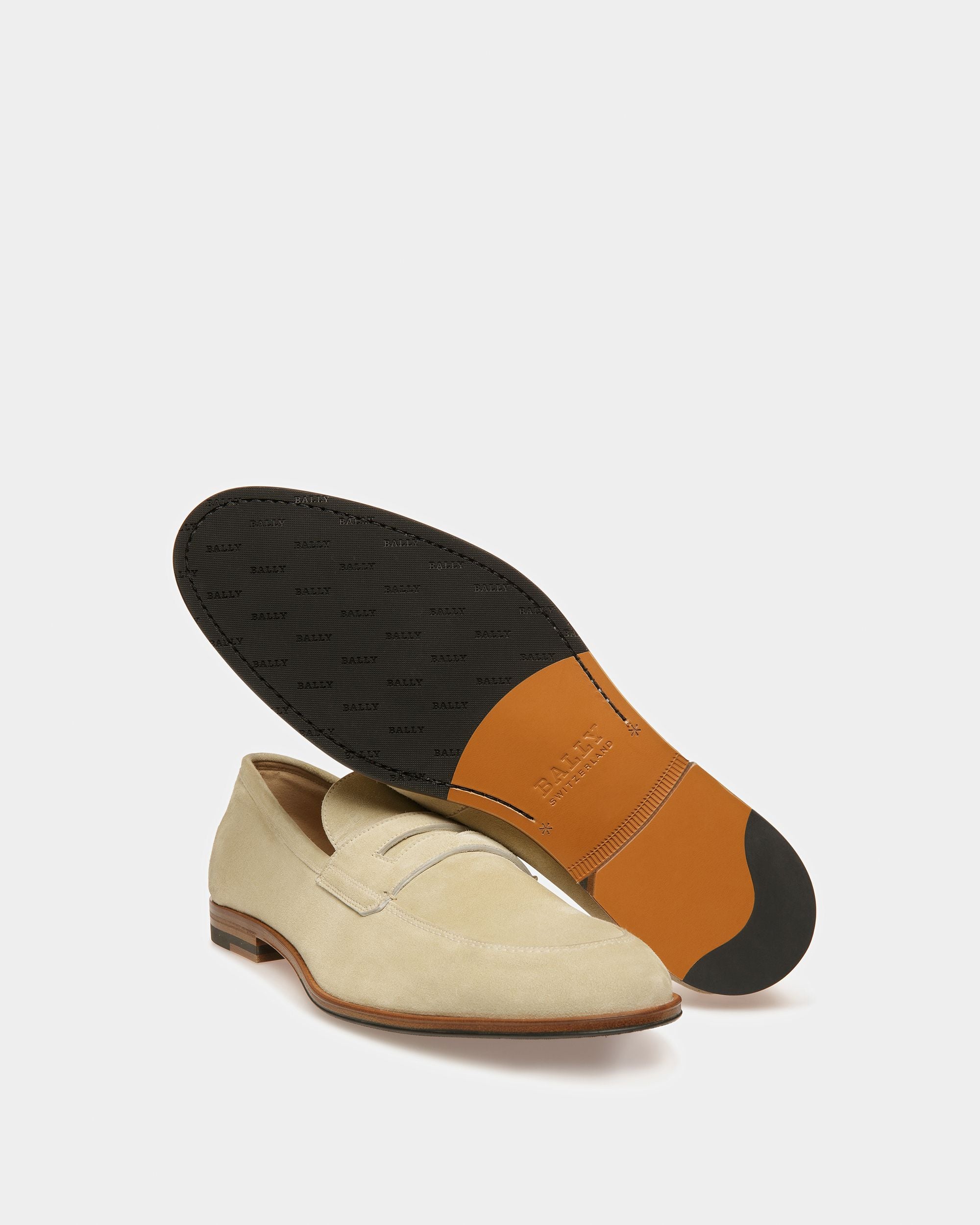 Webb Mocassins En Cuir Couleur Fossile - Homme - Bally - 05