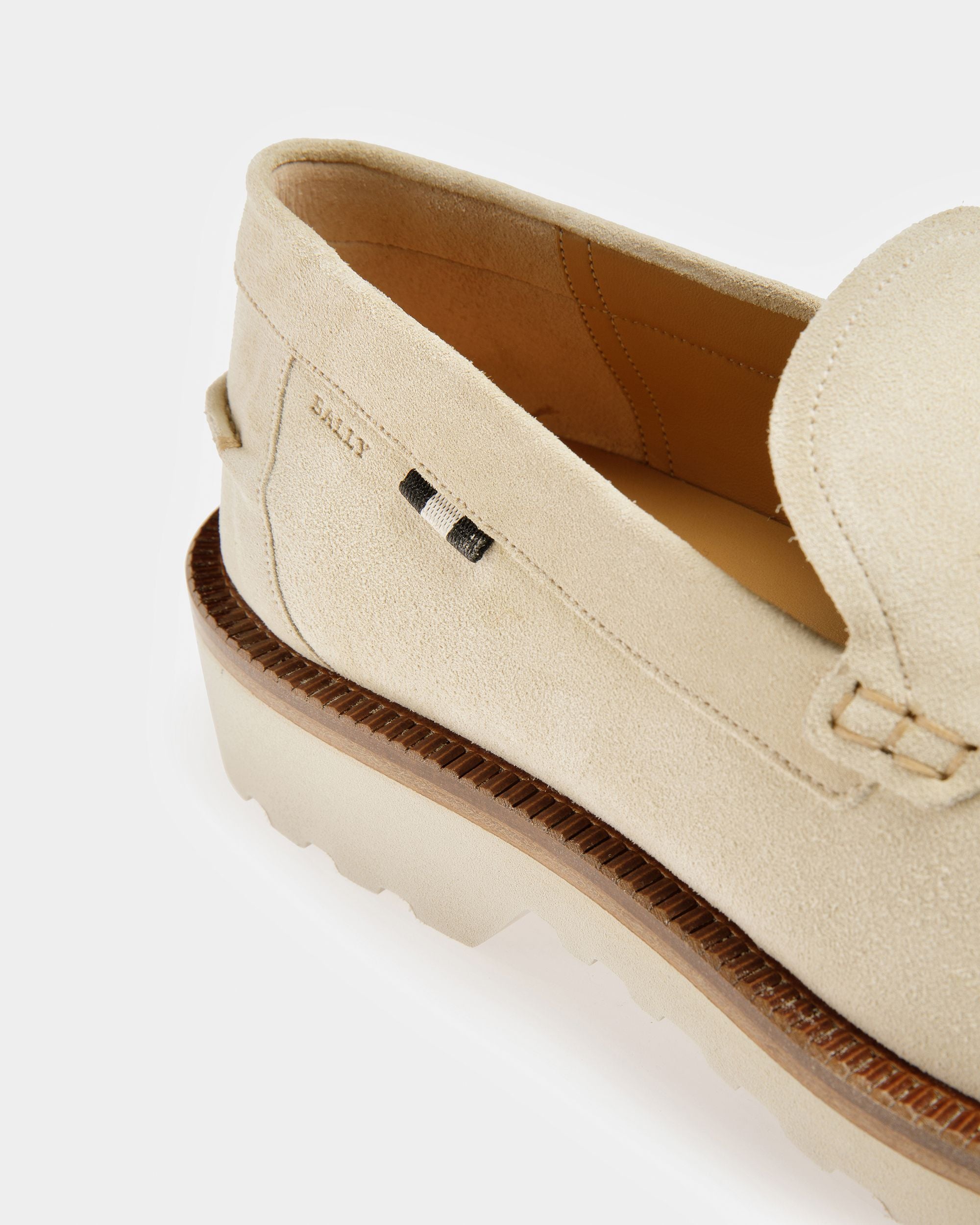 Novald Leder-Loafer In Fossil - Herren - Bally - 03