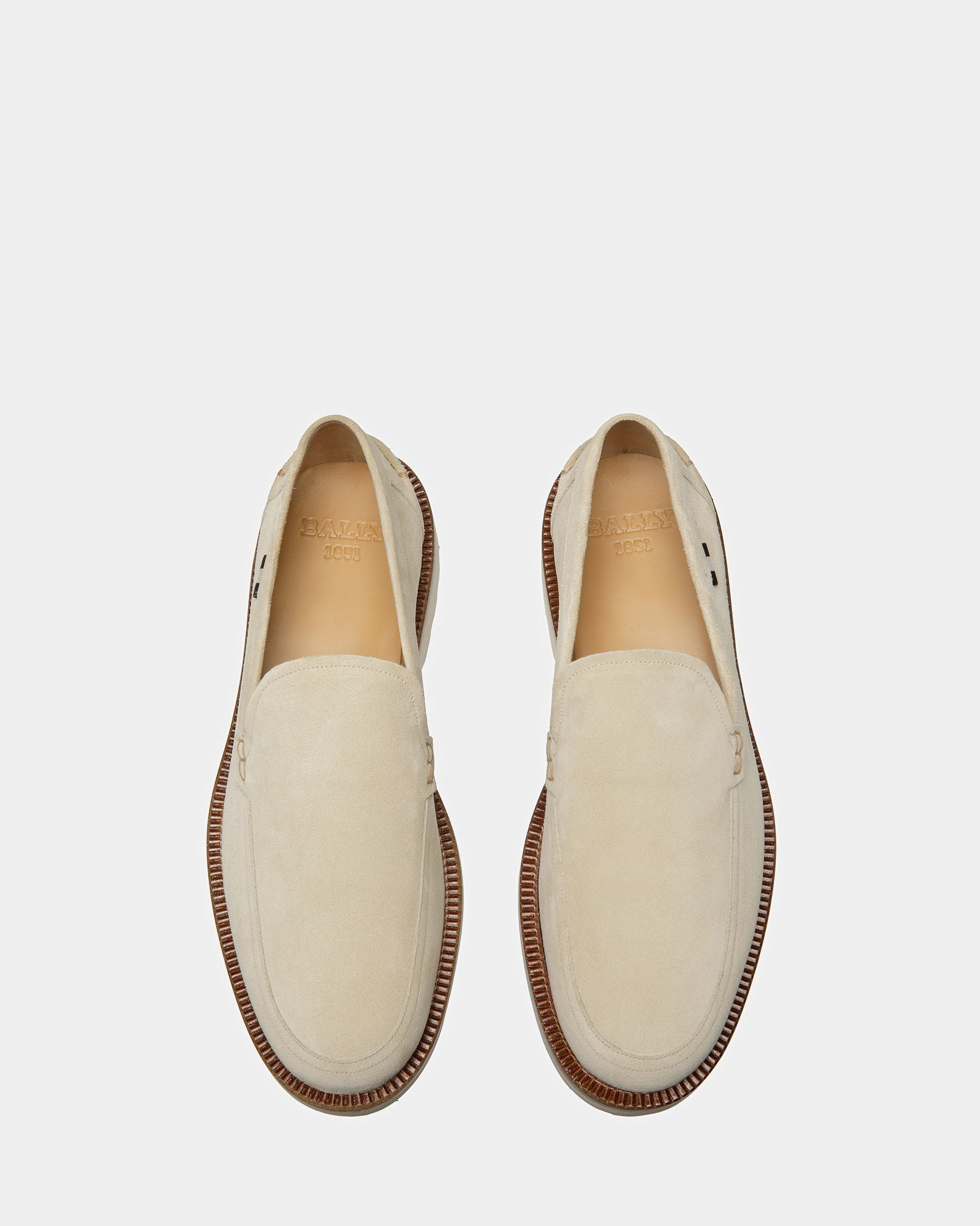 Novald Leder-Loafer In Fossil - Herren - Bally - 04