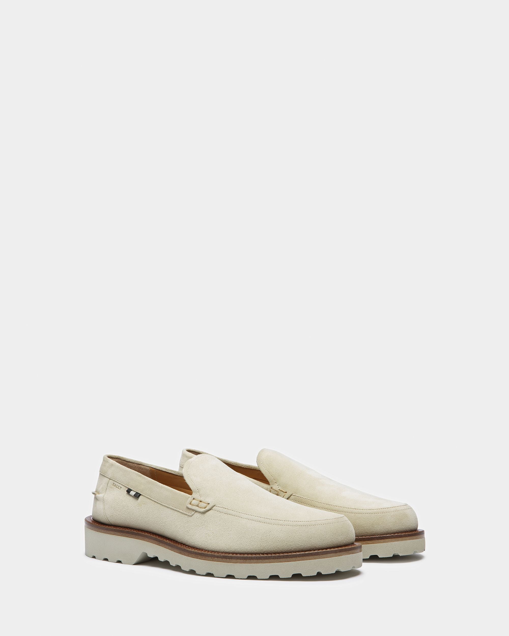 Novald Leder-Loafer In Fossil - Herren - Bally - 05