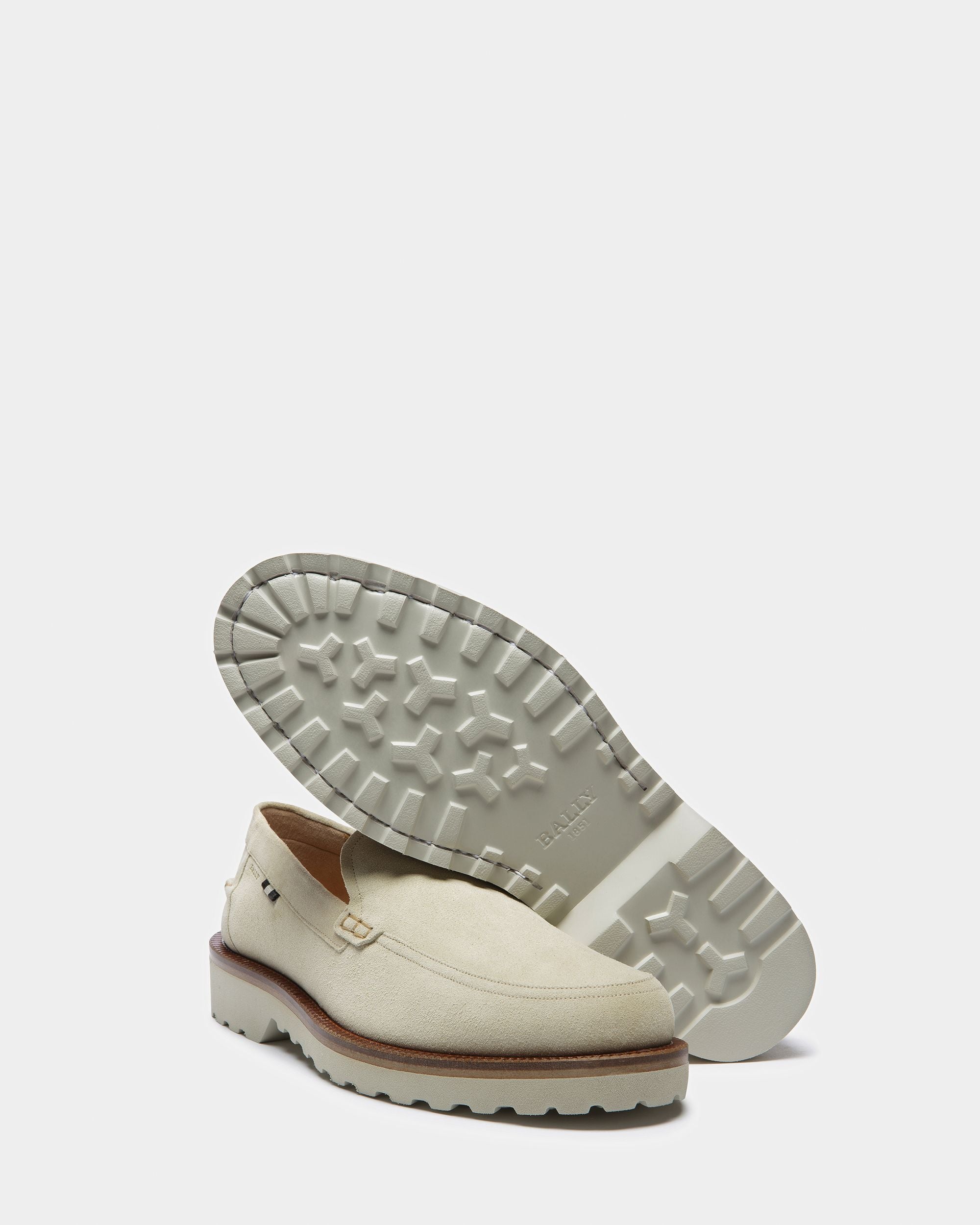 Novald Leder-Loafer In Fossil - Herren - Bally - 06
