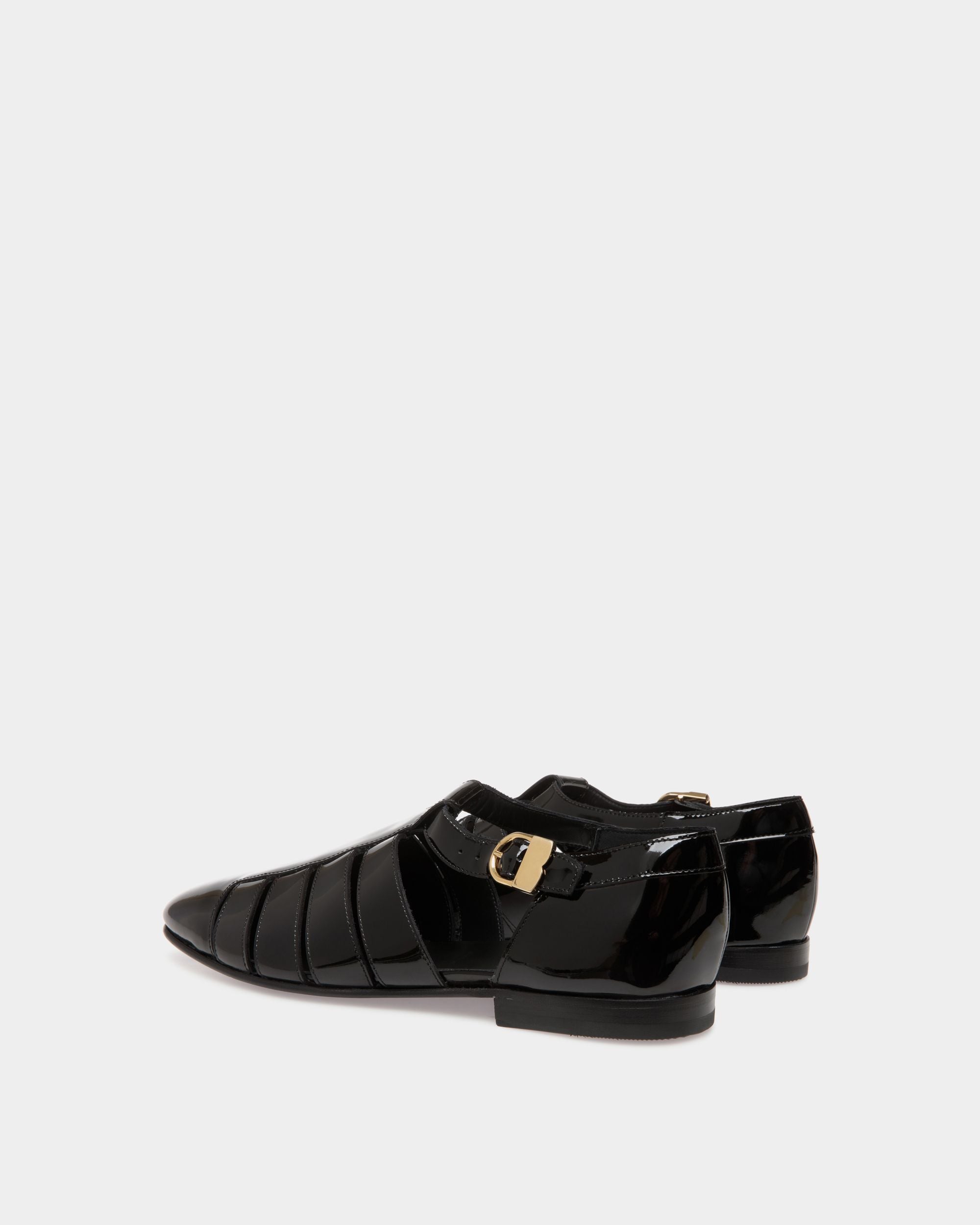 Salton Sandals In Black Leather - Men's - Bally - 03