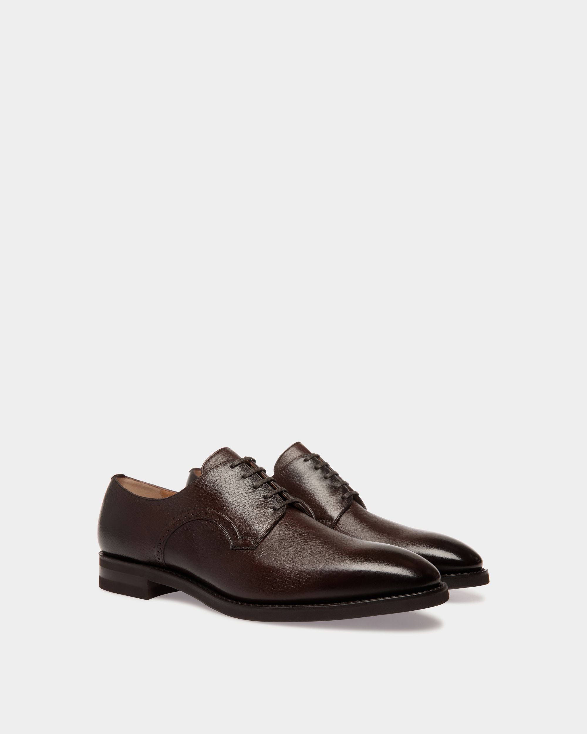 Scribe Derby-Schuh Aus Hirschleder In Braun - Herren - Bally - 02