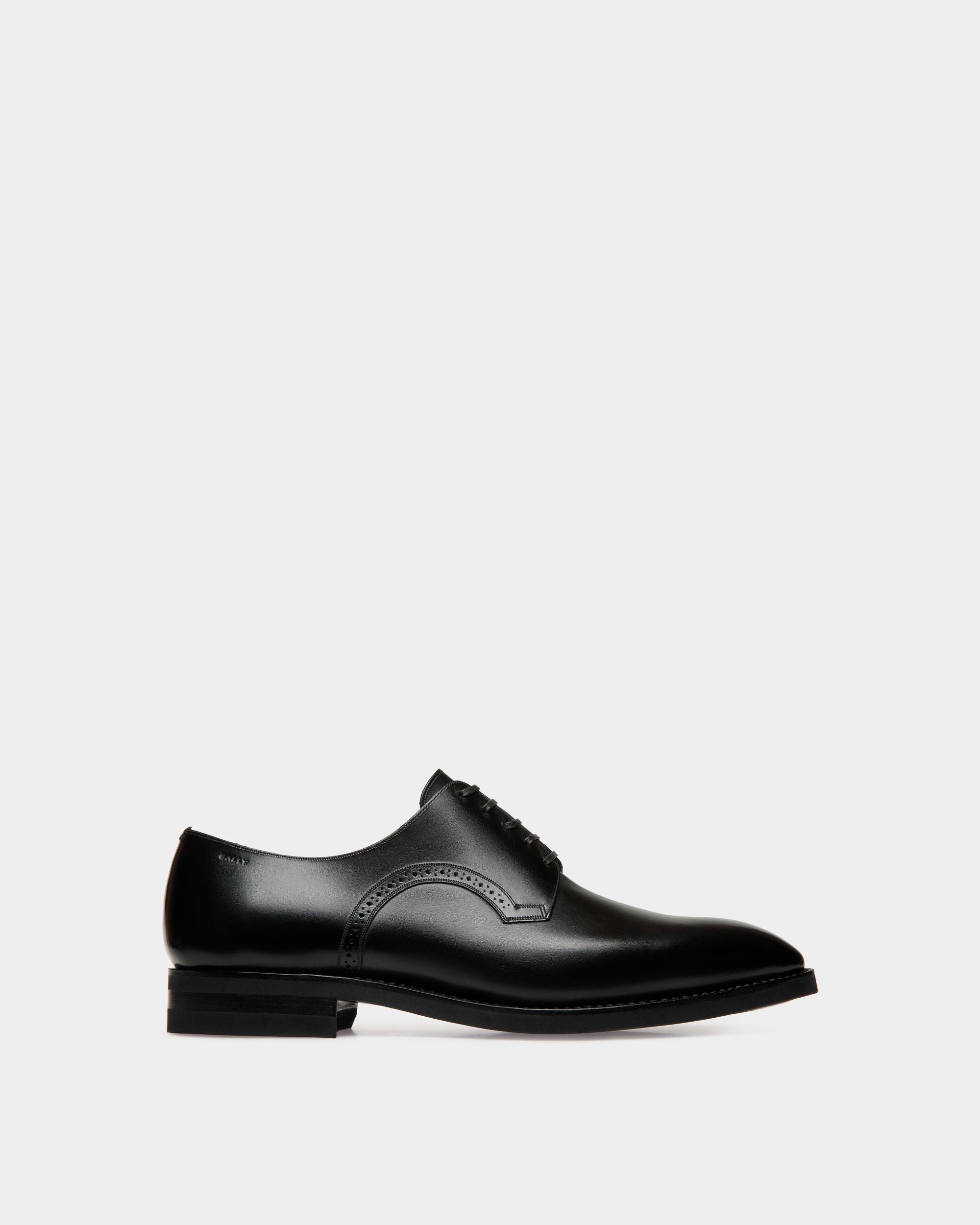 Derby Scribe En Cuir Noir - Homme - Bally - 01