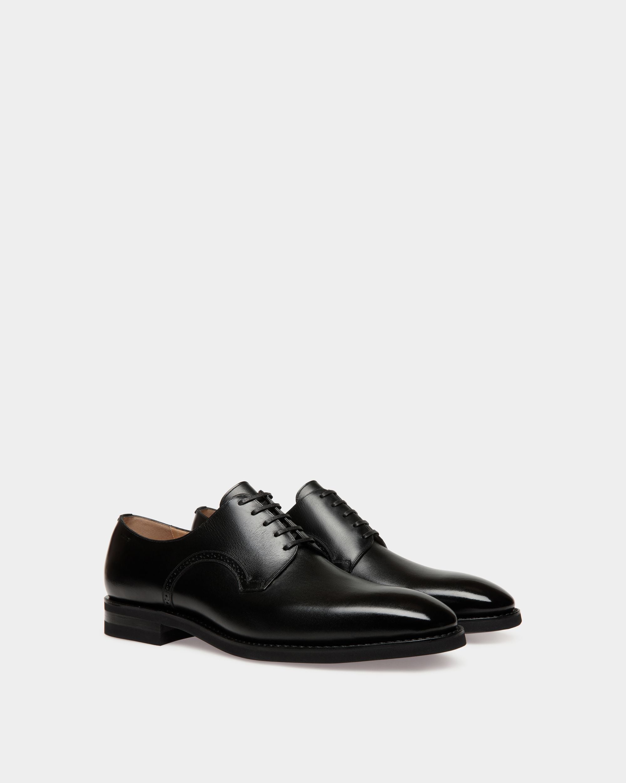 Derby Scribe In Pelle Nera - Uomo - Bally - 02