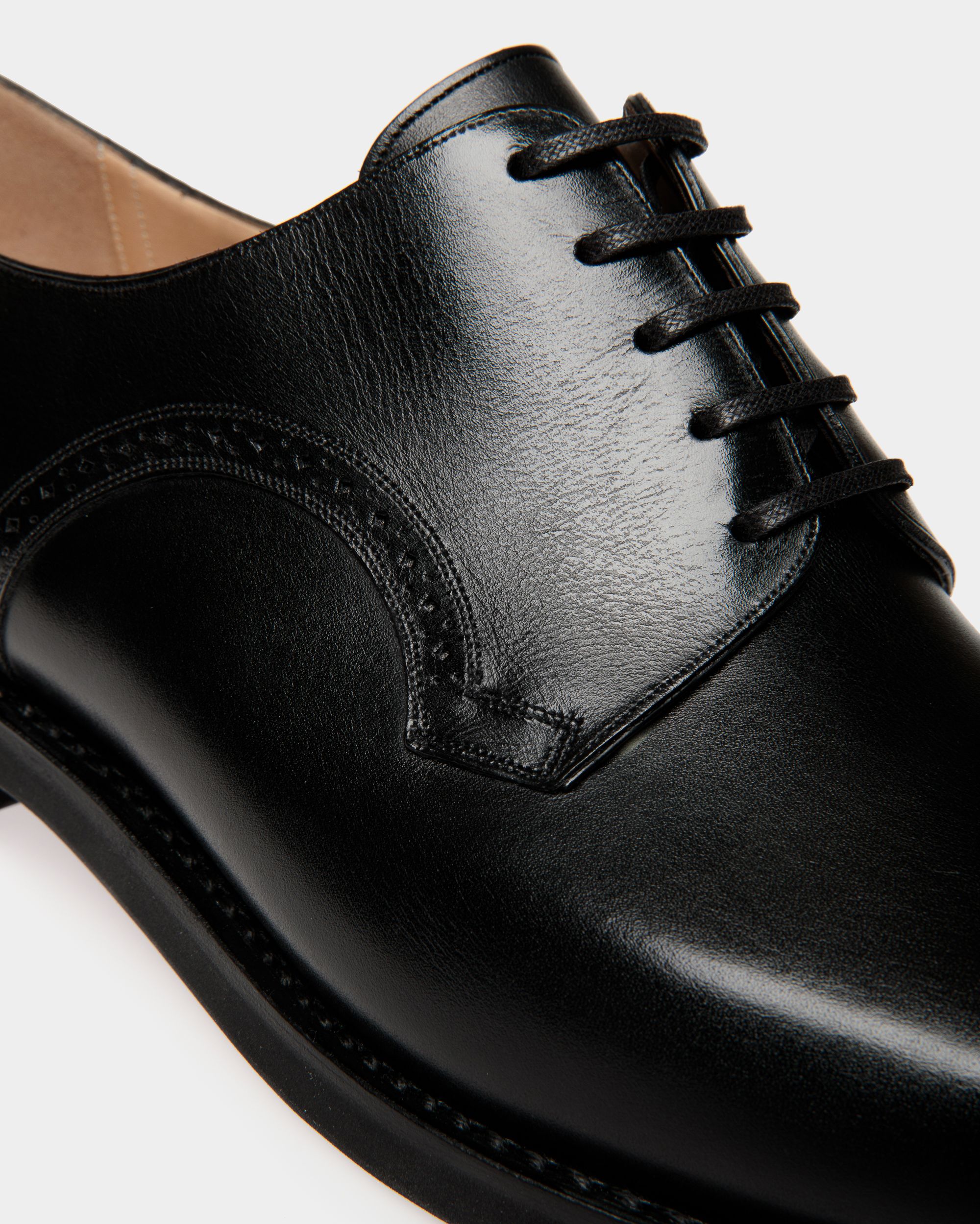 Derby Scribe In Pelle Nera - Uomo - Bally - 04