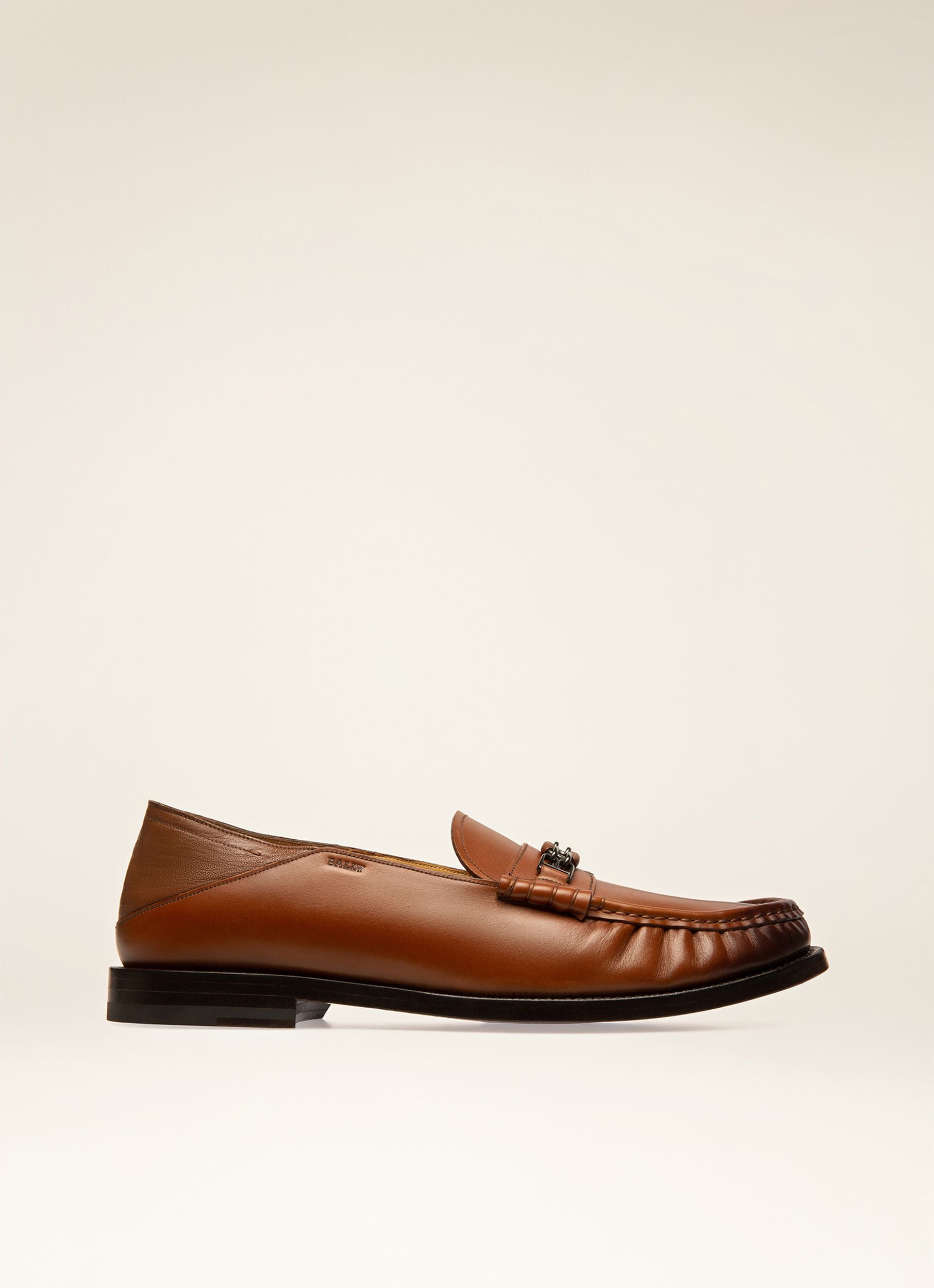 Coriano Mocassins En Cuir Marron - Homme - Bally - 01