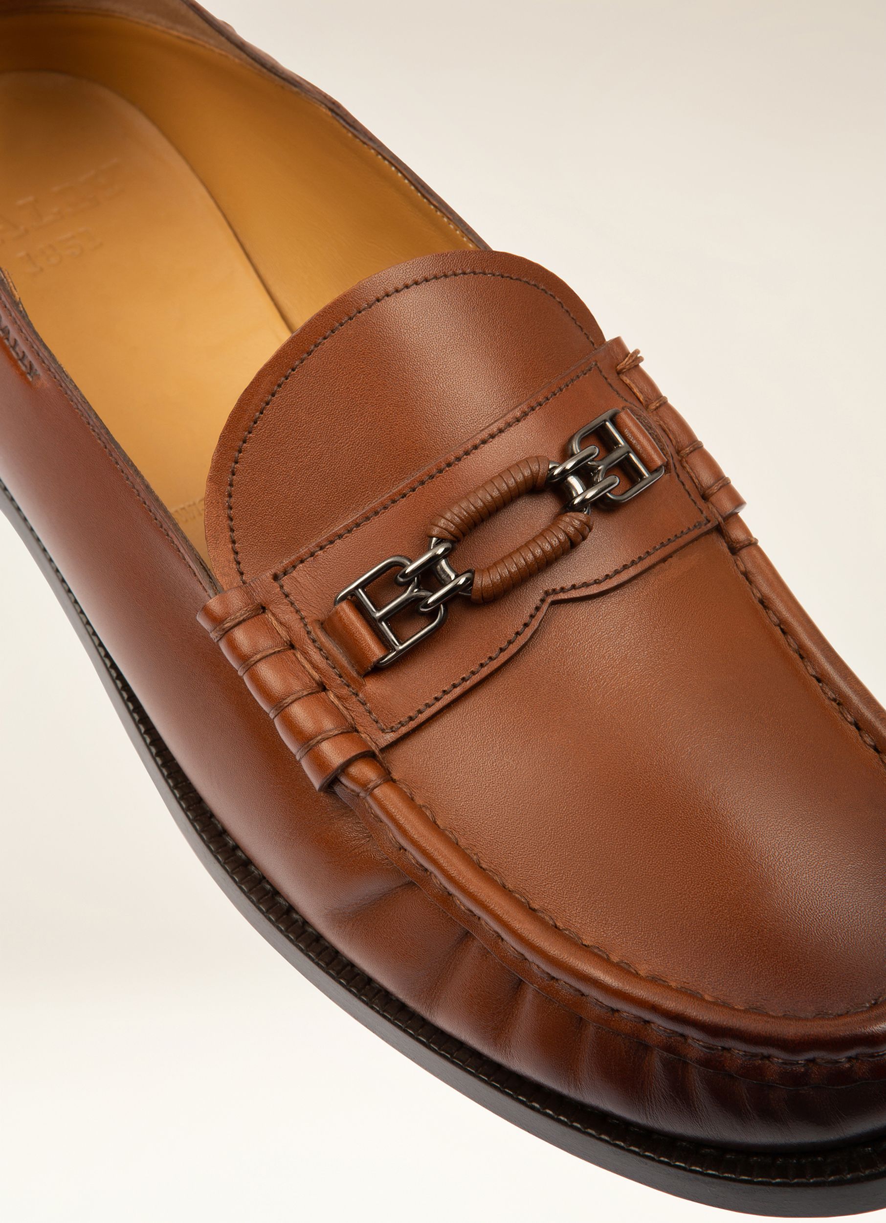 Coriano Mocassins En Cuir Marron - Homme - Bally - 02