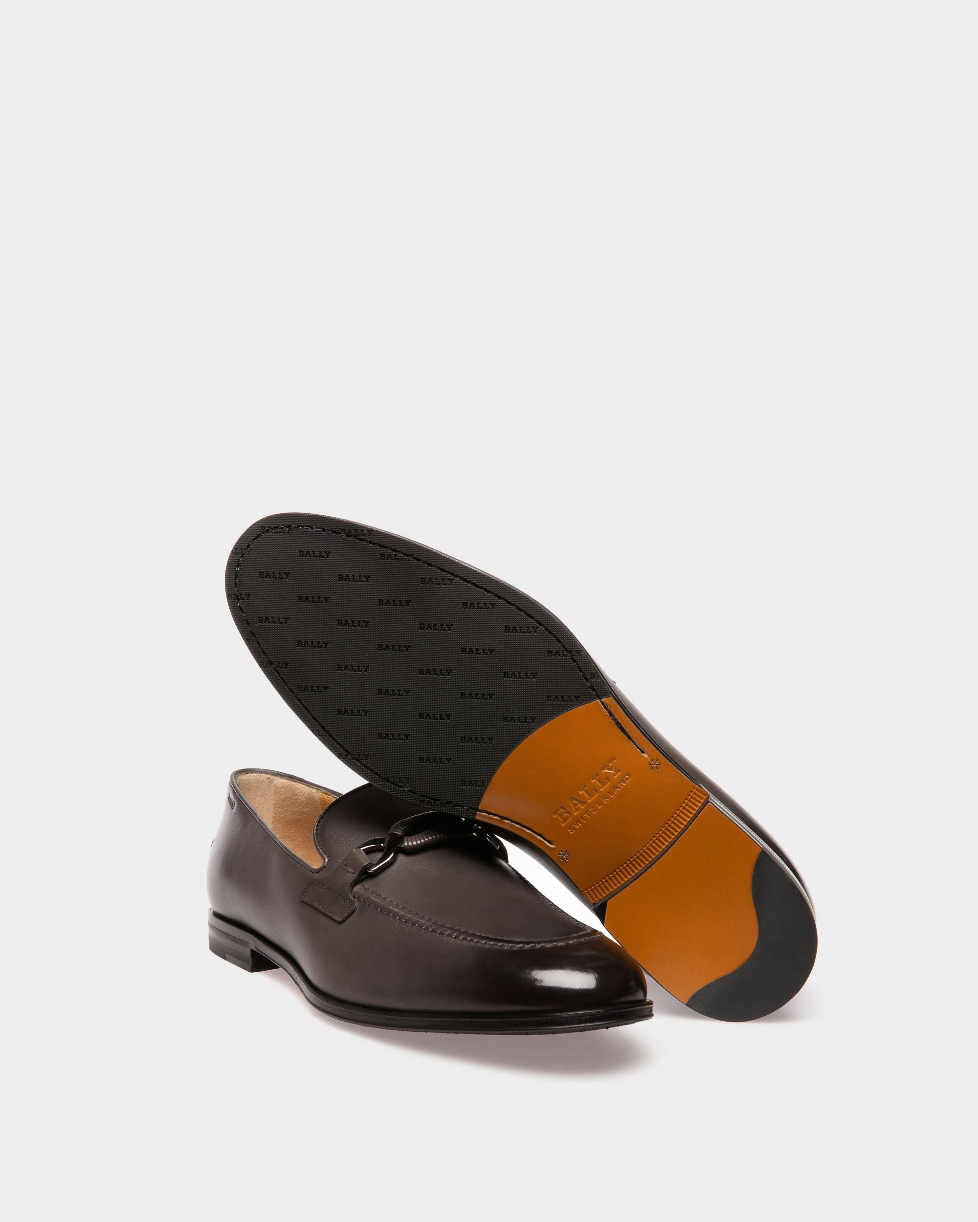 Westminster Loafer in Brown Leather - Men's - Bally - 04