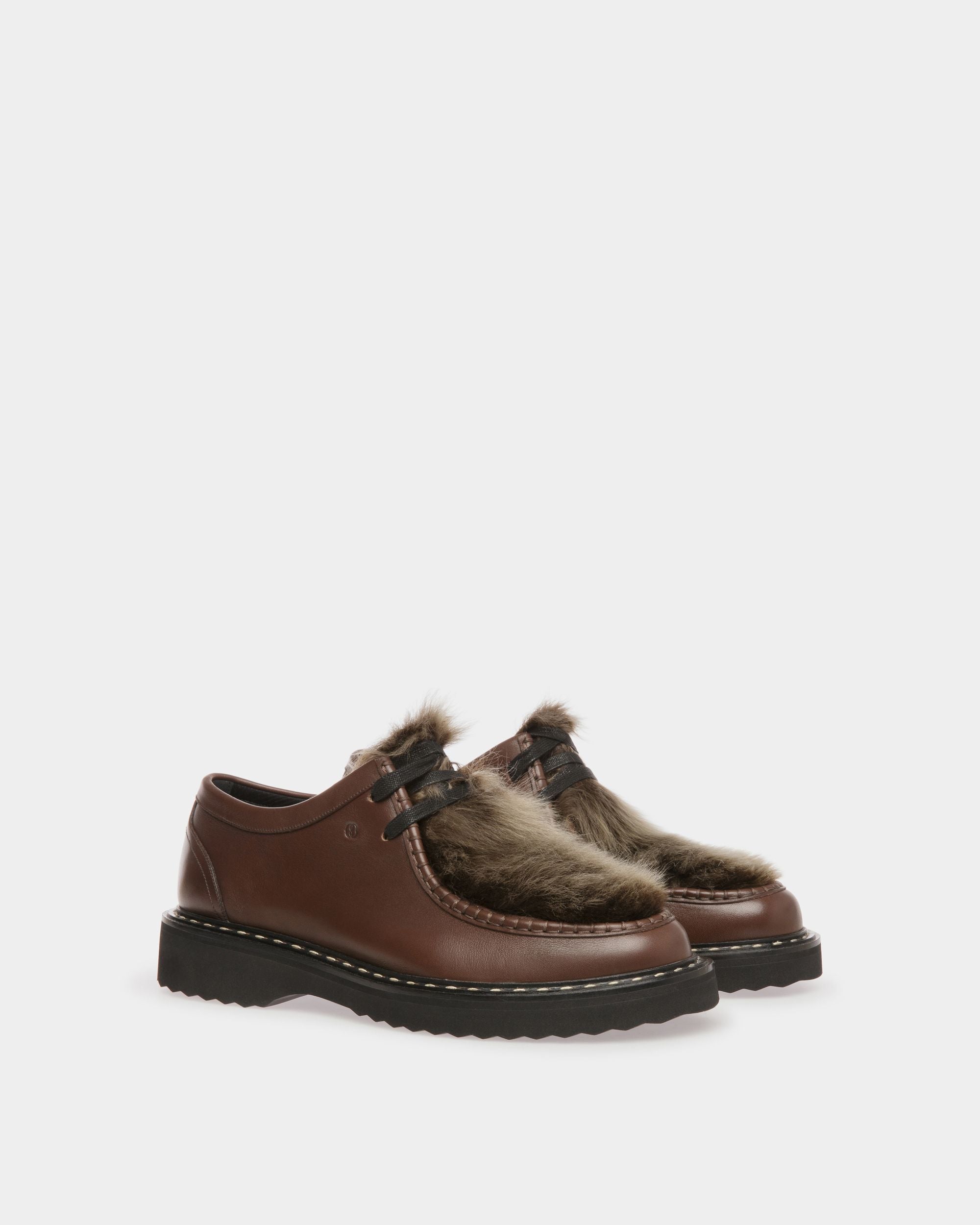 Derbies Neasden En Cuir Marron - Homme - Bally - 02