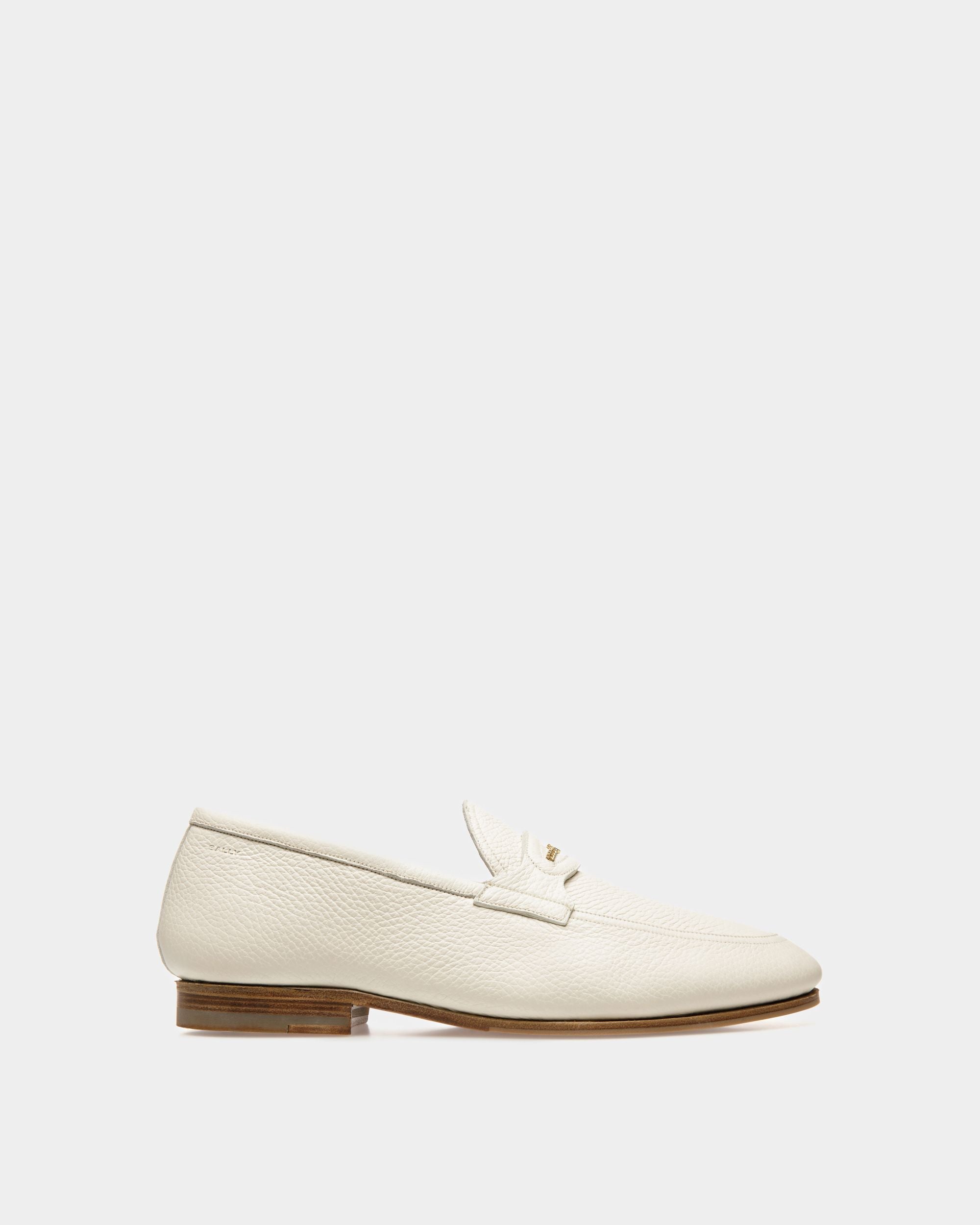 Pesek Loafer Aus Weißem Leder - Herren - Bally - 01