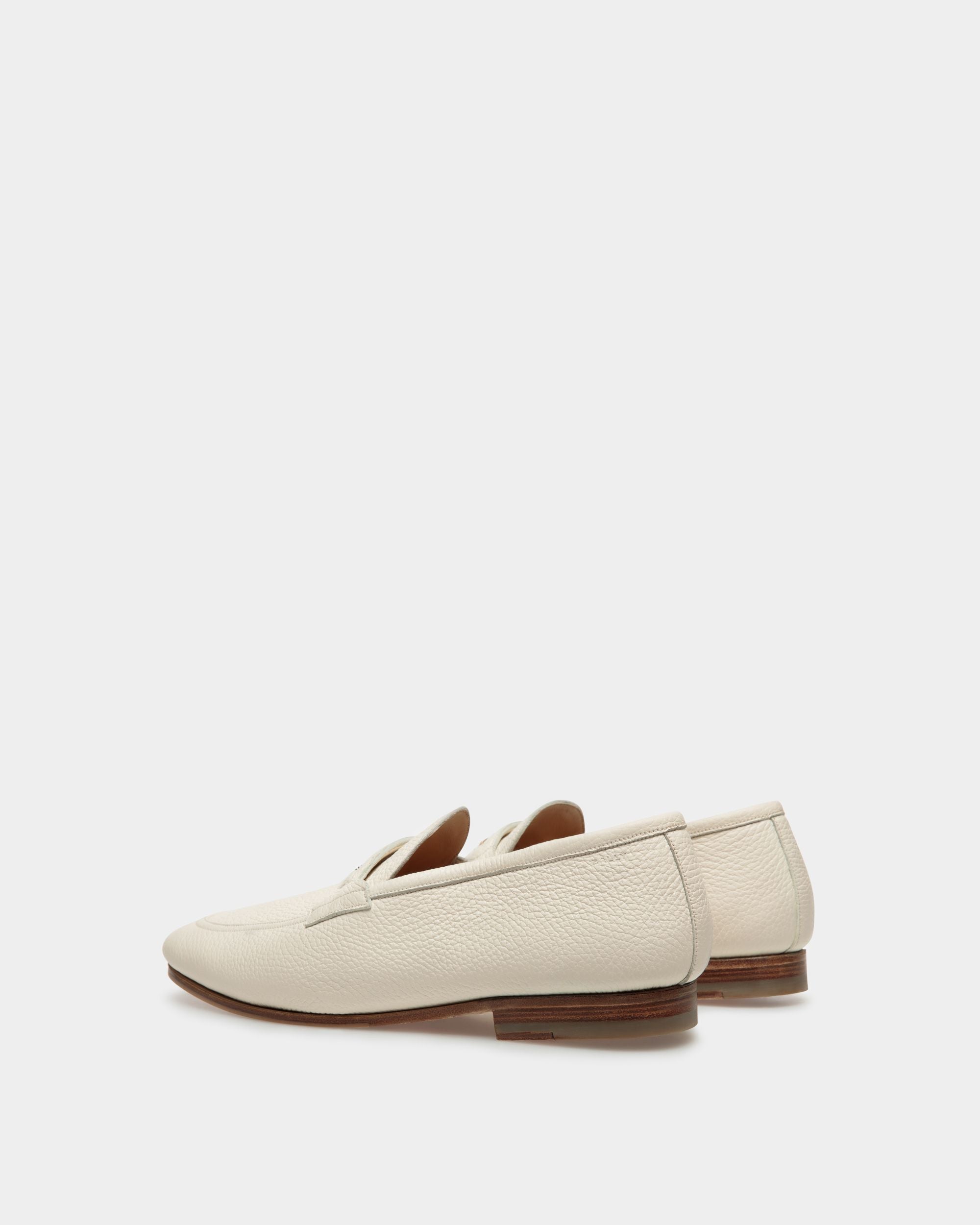 Pesek Loafer Aus Weißem Leder - Herren - Bally - 04