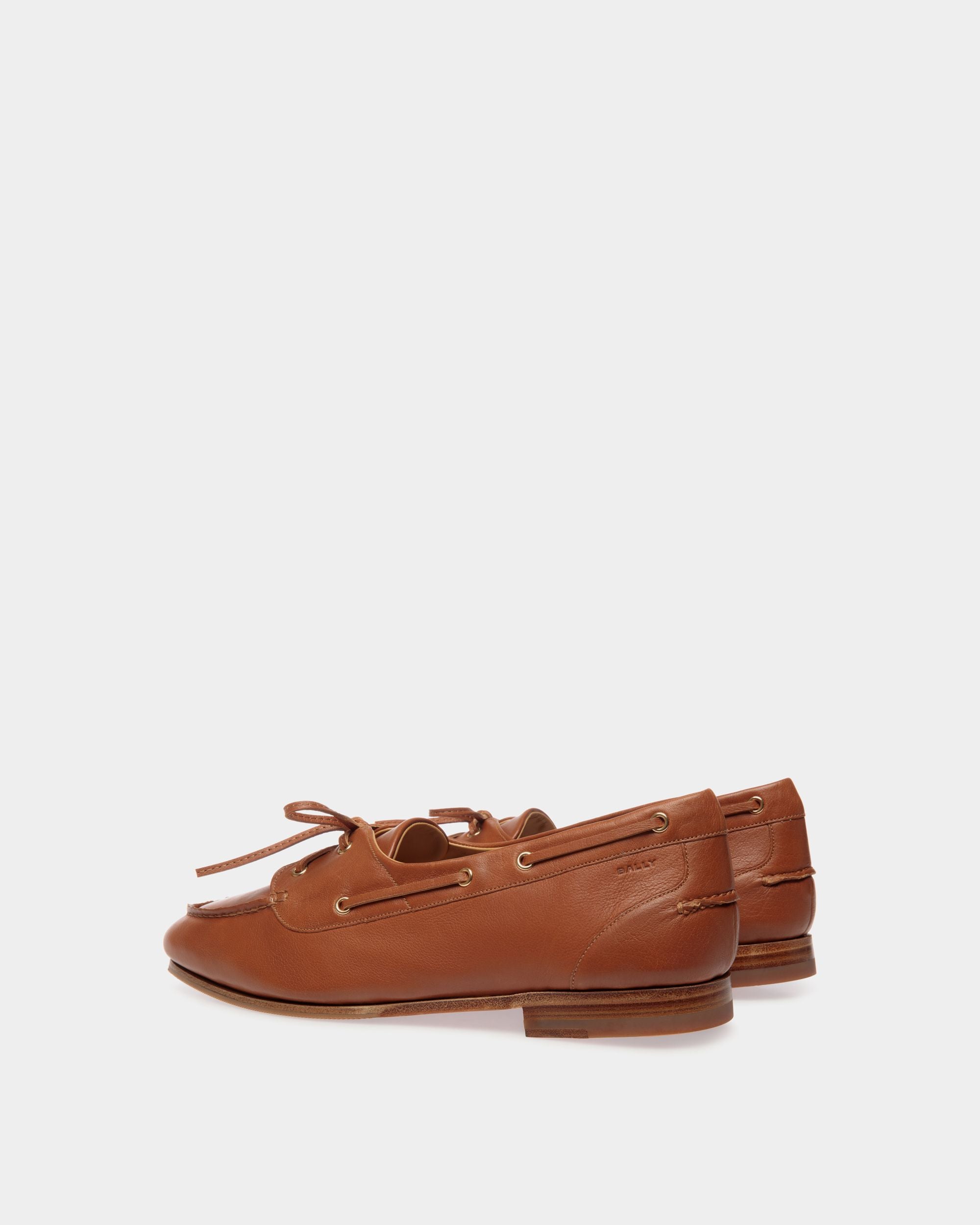 Plume Loafer Aus Leder In Braun - Homme - Bally - 04