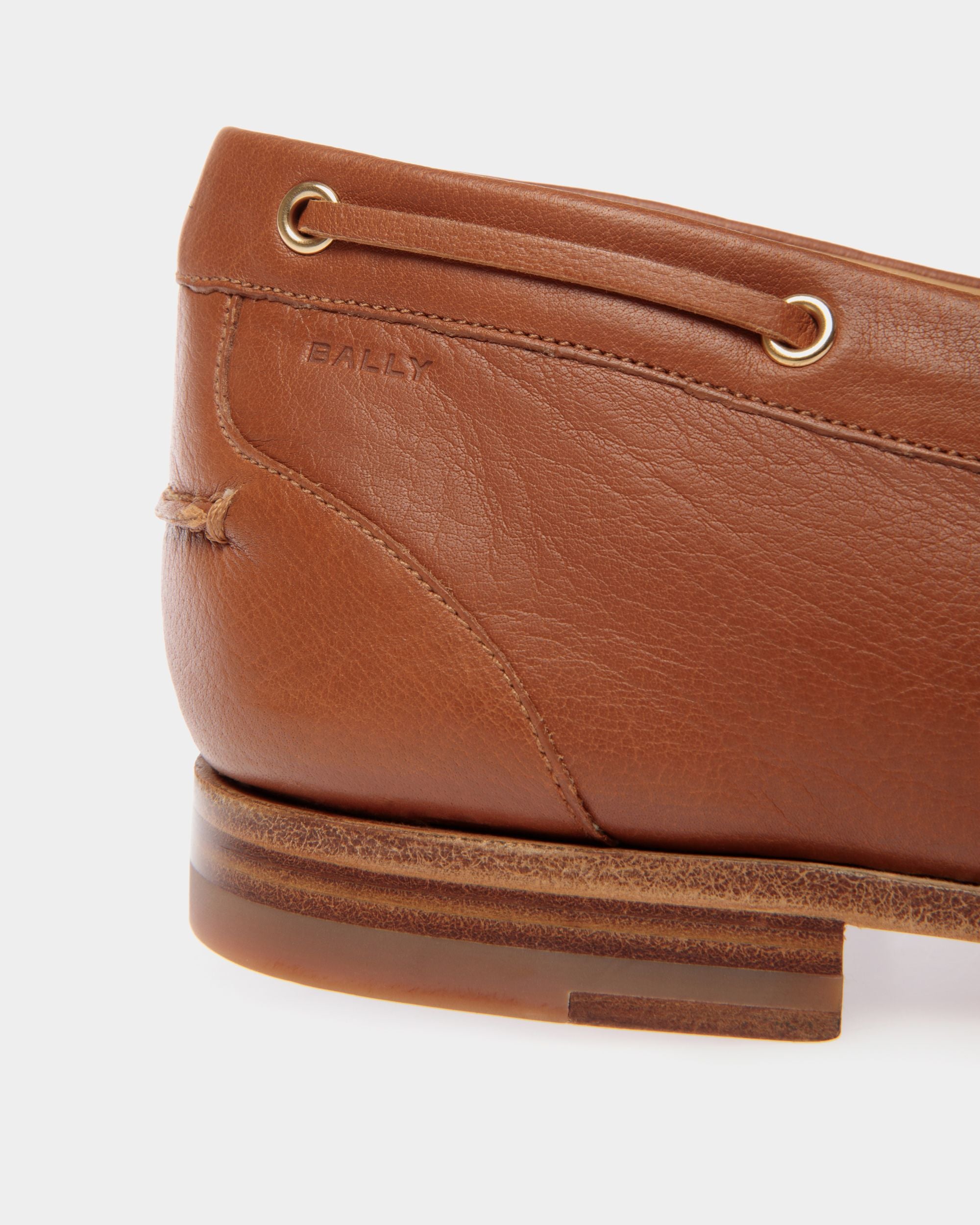 Plume Loafer in Brown Leather - Men's - Bally - 06