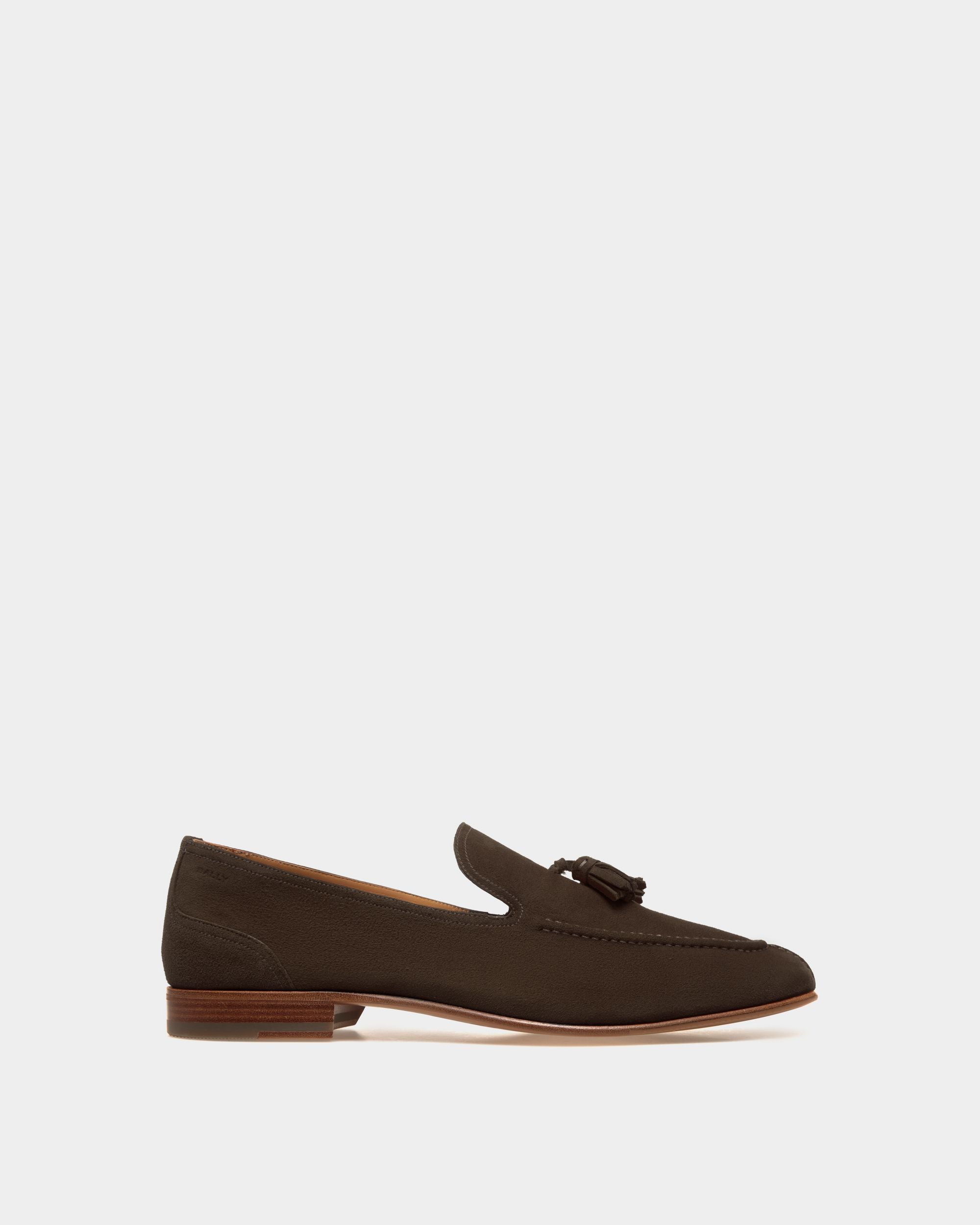 Mocassino Suisse In Pelle Scamosciata - Uomo - Bally - 01