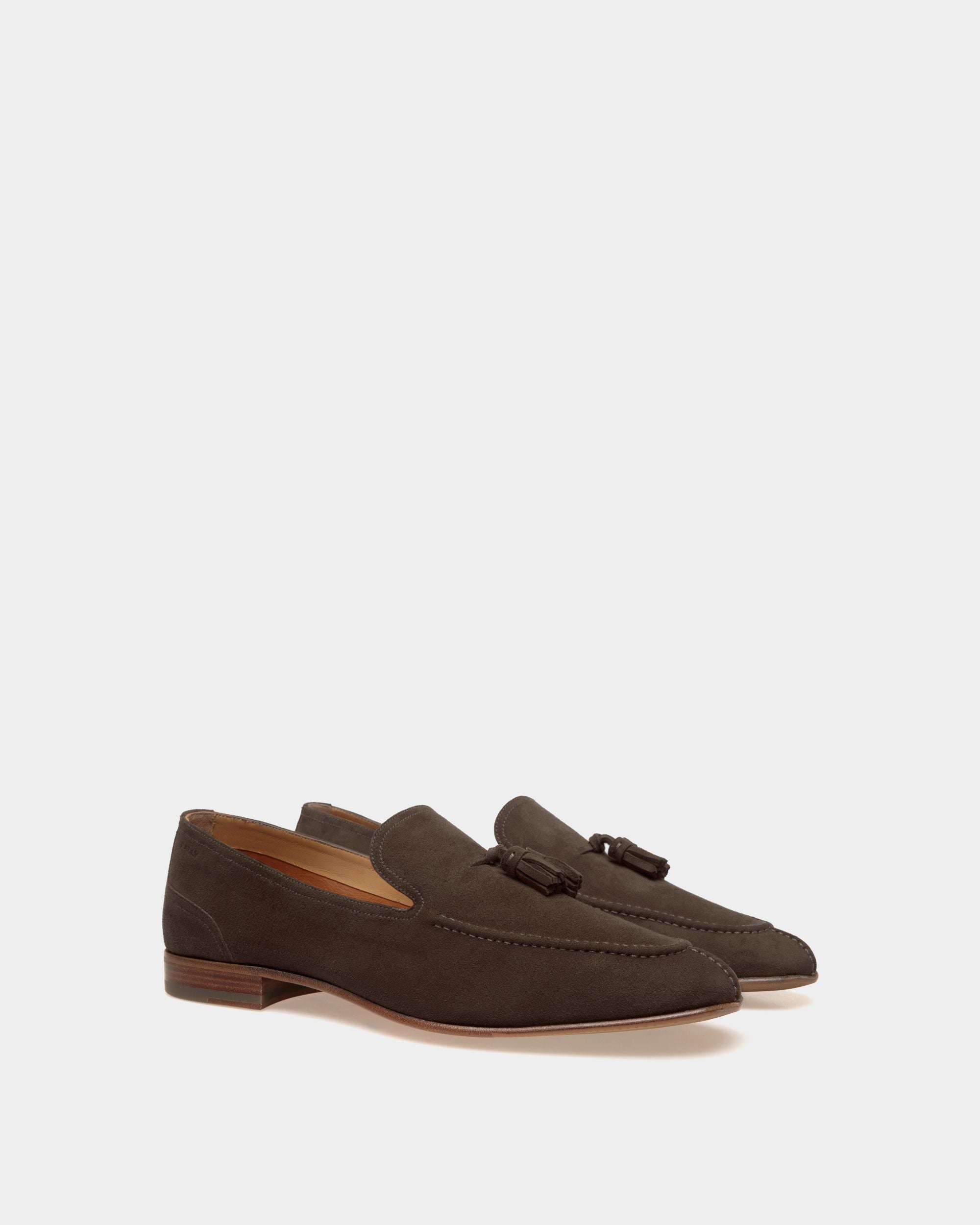 Mocassino Suisse In Pelle Scamosciata - Uomo - Bally - 02