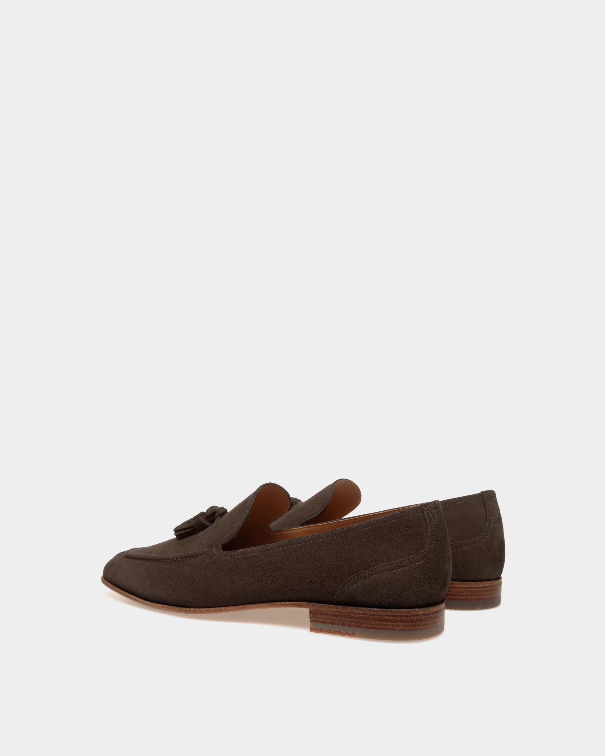 Mocassino Suisse In Pelle Scamosciata - Uomo - Bally - 03
