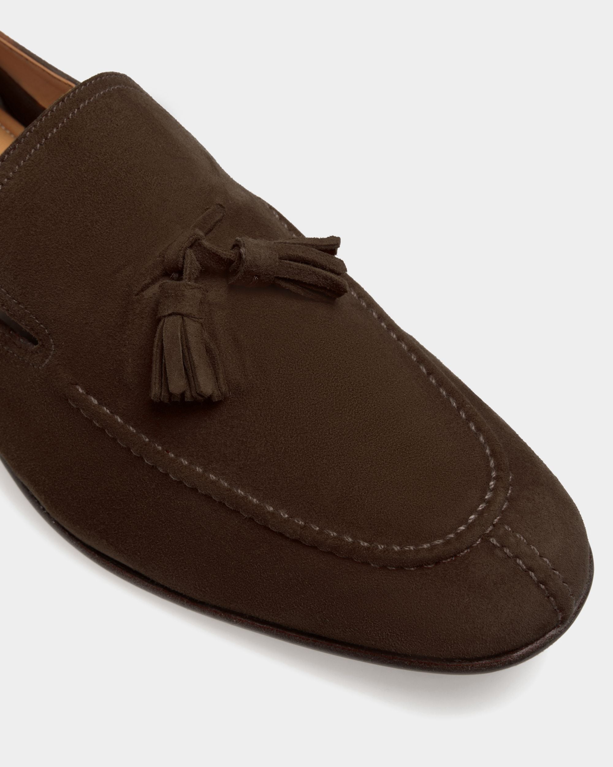 Mocassino Suisse In Pelle Scamosciata - Uomo - Bally - 04