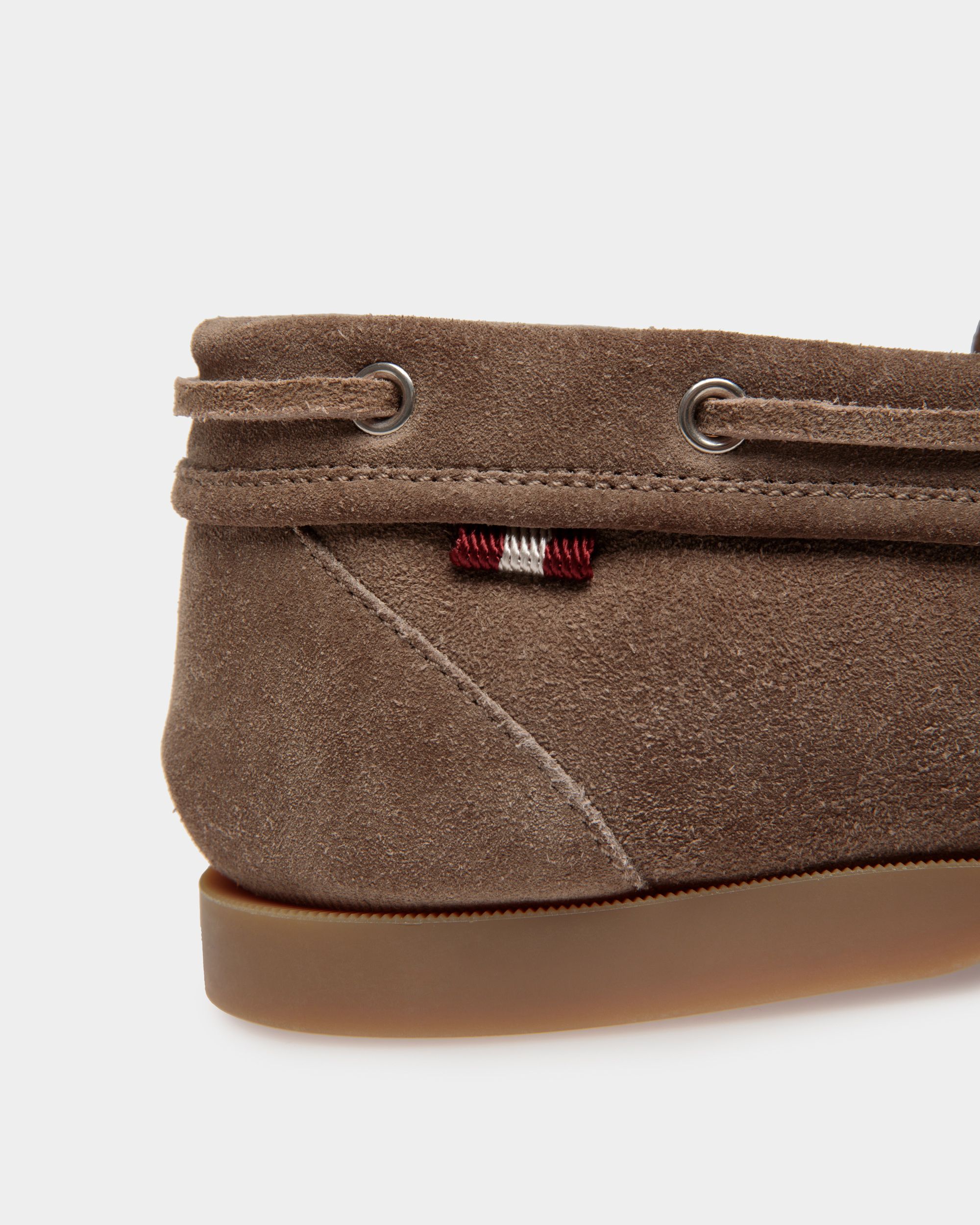 Mocassino Nelson In Pelle Scamosciata Beige - Uomo - Bally - 04