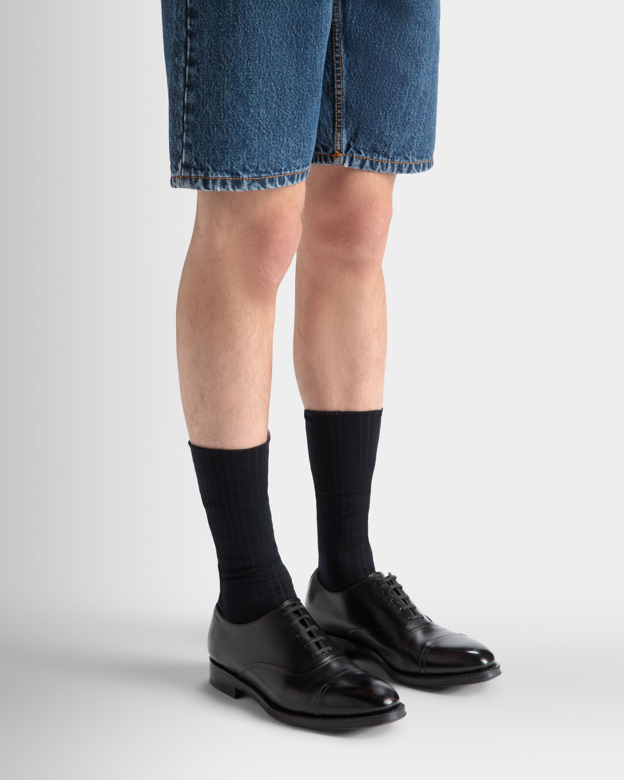 Scribe Un Oxford-Schuh Aus Leder In Schwarz - Herren - Bally - 02