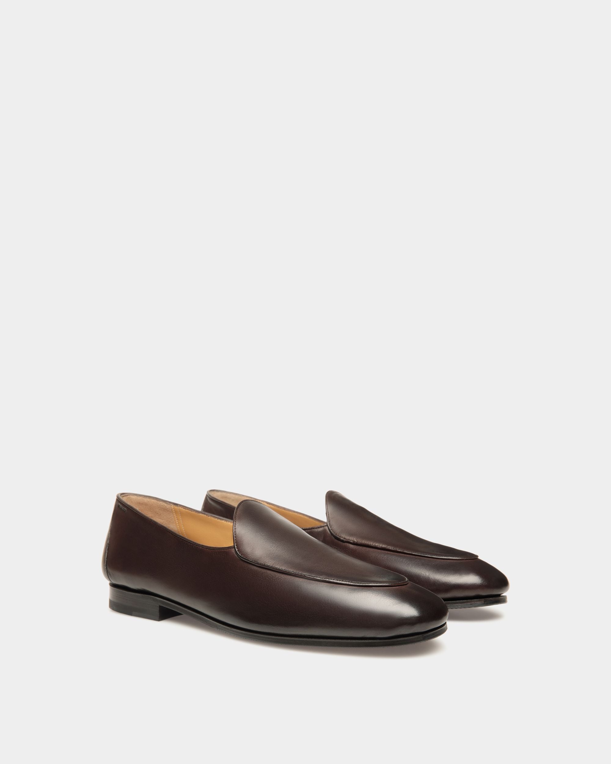 Plume Loafer in Ebony Leather - Men's - Bally - 03
