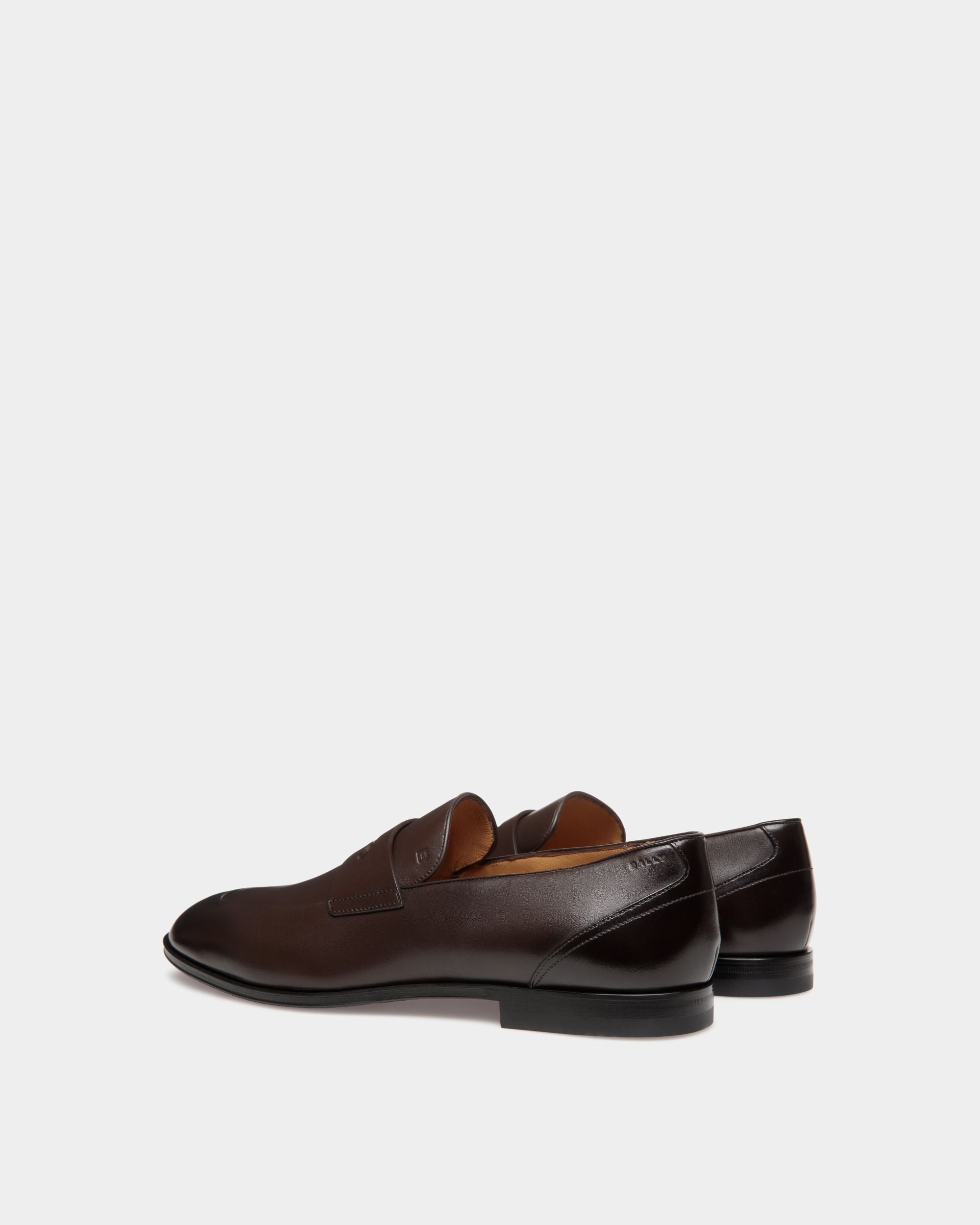 Mocassin Westminster En Cuir Ebano - Homme - Bally - 04