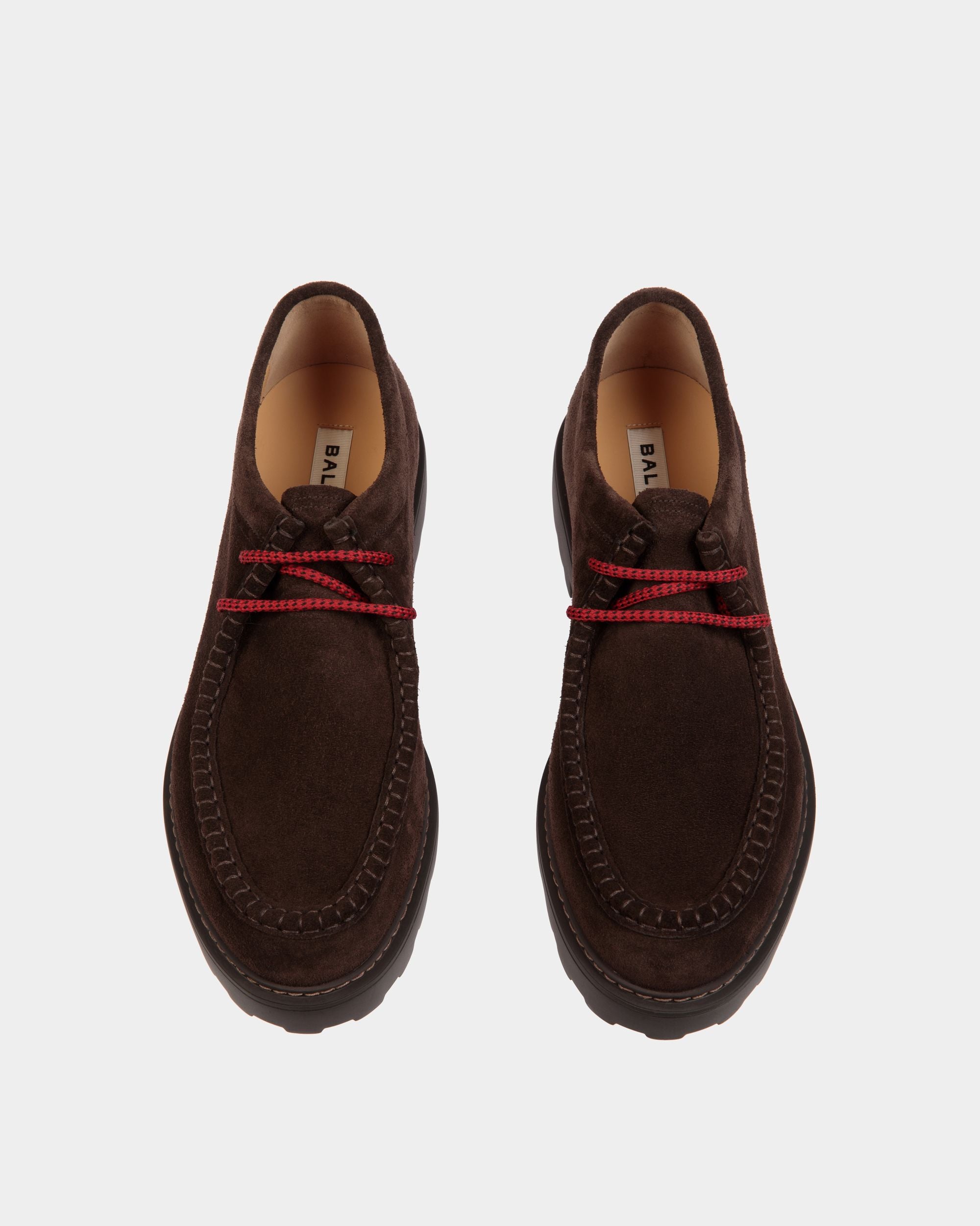 Gusto Derby-Schuhe Aus Veloursleder In Ebenholz - Herren - Bally - 05