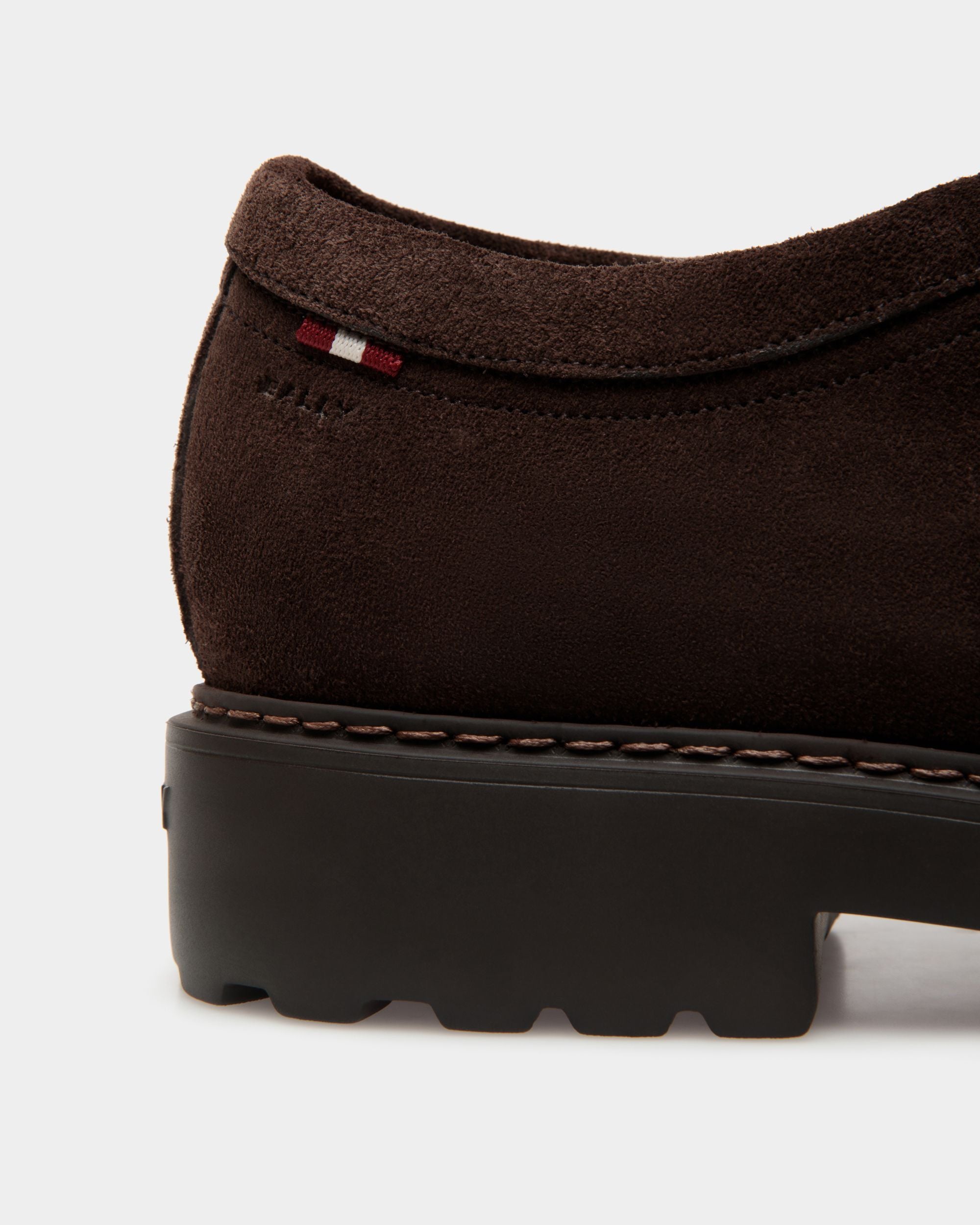 Gusto Derby-Schuhe Aus Veloursleder In Ebenholz - Herren - Bally - 06