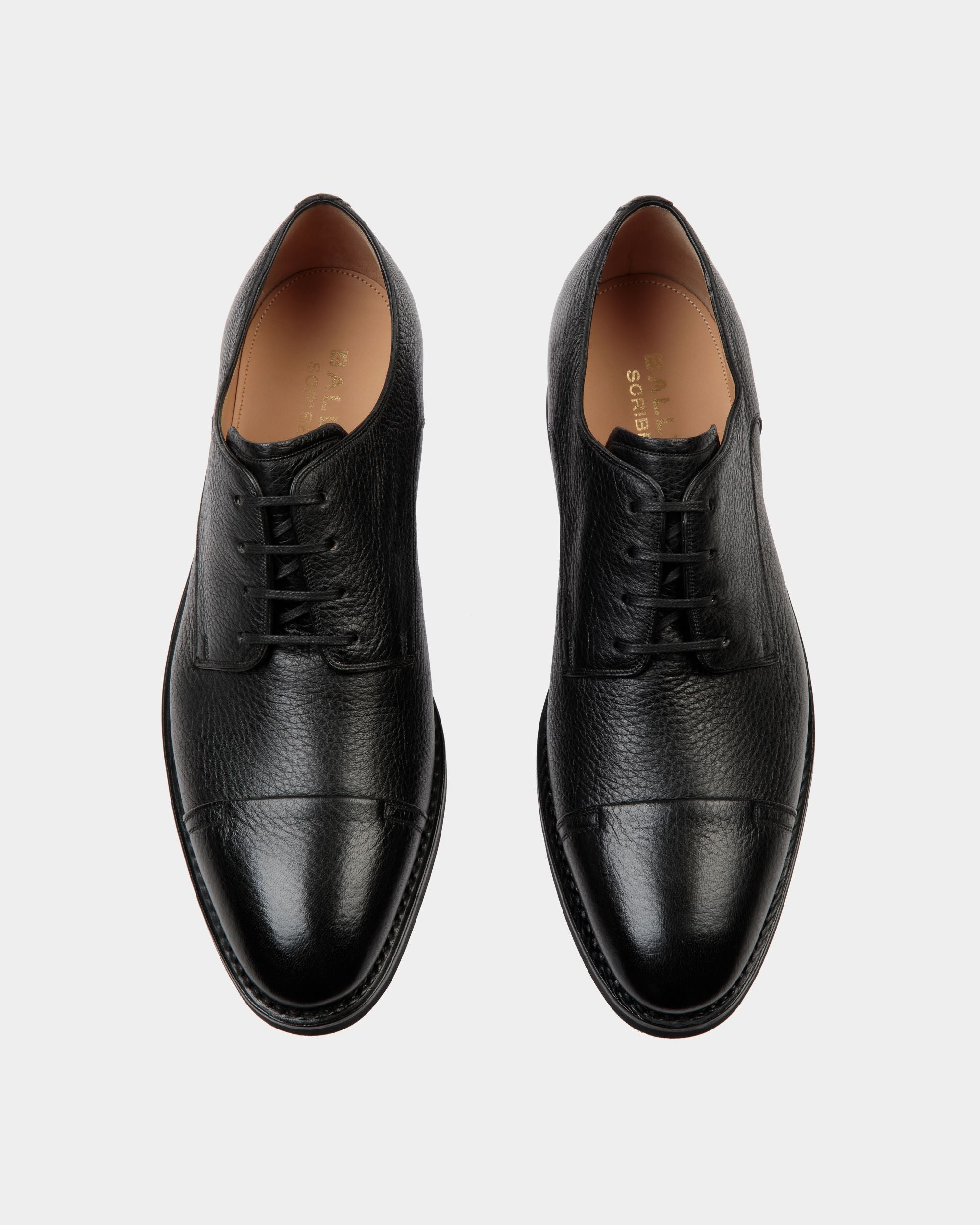 Scribe Un Derby-Schuh Aus Hirschleder In Schwarz - Herren - Bally - 04